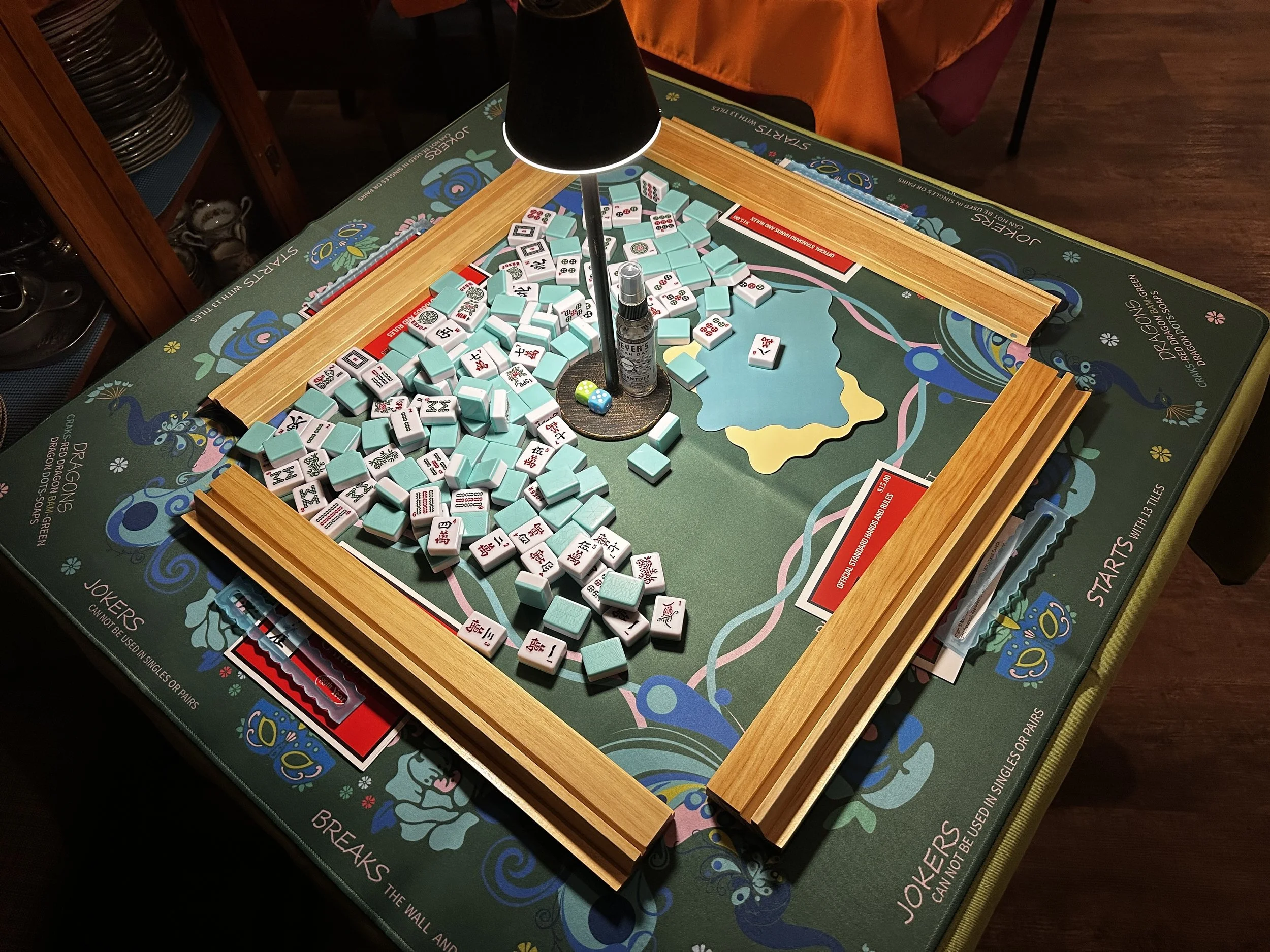 Getting ready for mahjong