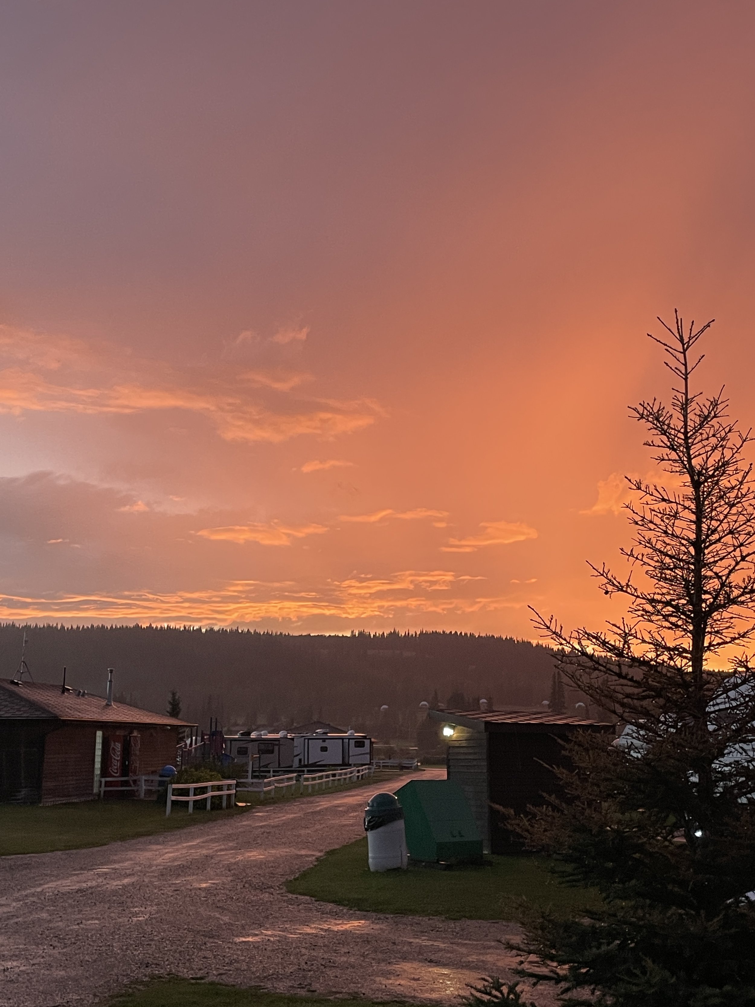 Another rainy night in the camper