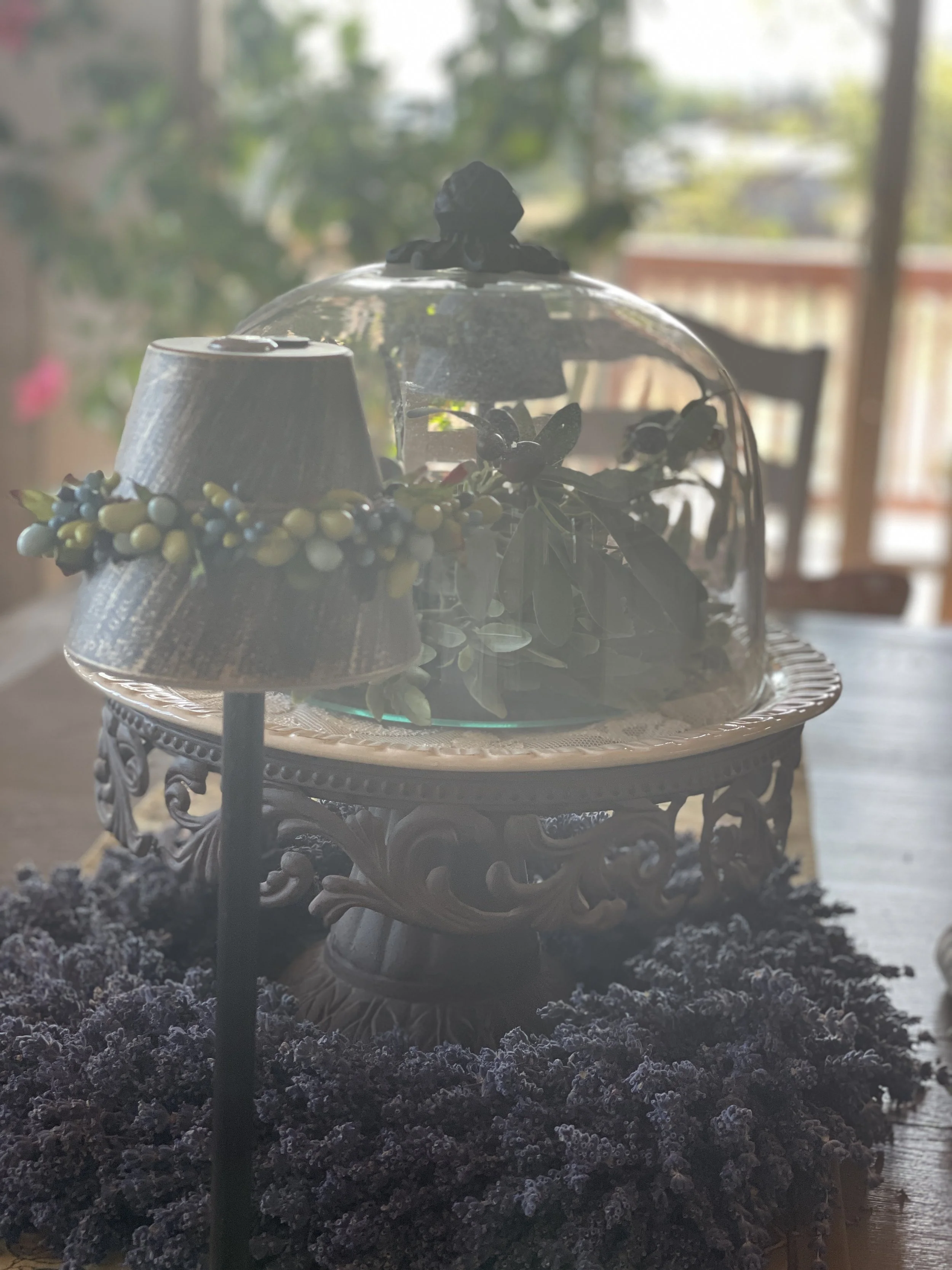 Olive tablescape