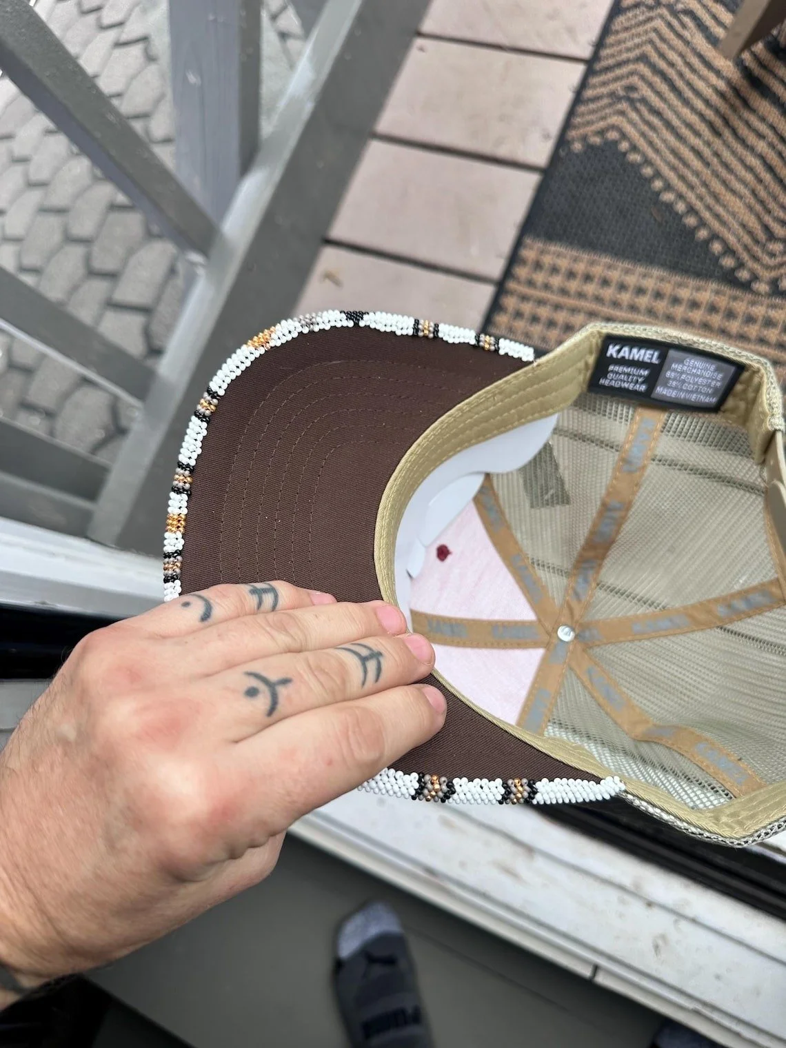 Beaded hawk hat 3.jpg