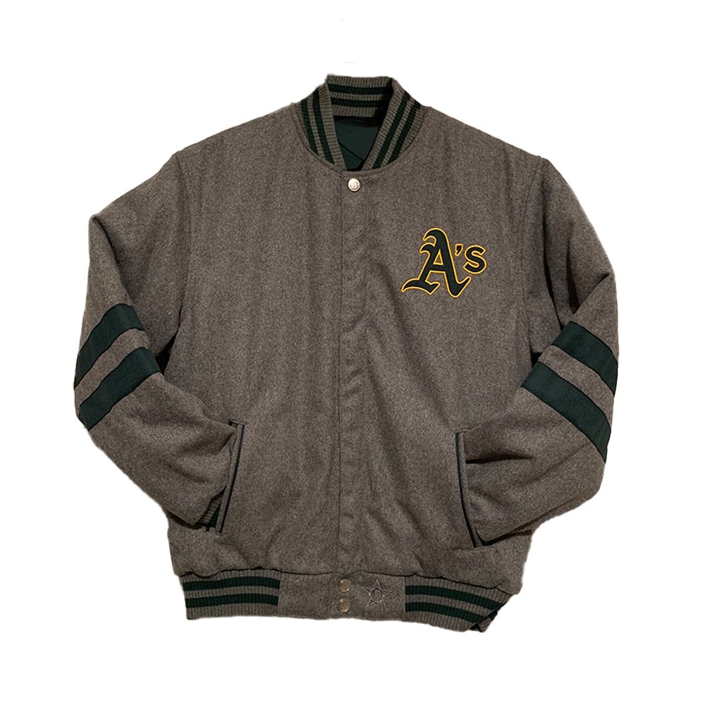 Jackets_JHDesign_Letterman_OaklandAs_Reversible_Gray_Front.jpg