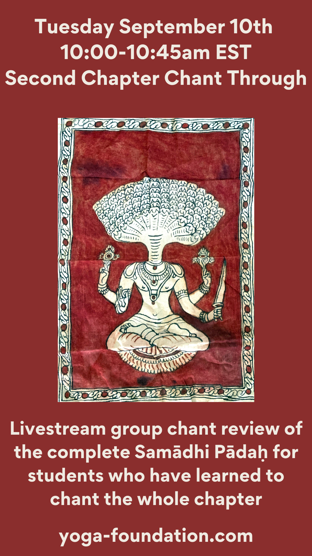 Refine your chanting, refine your mind