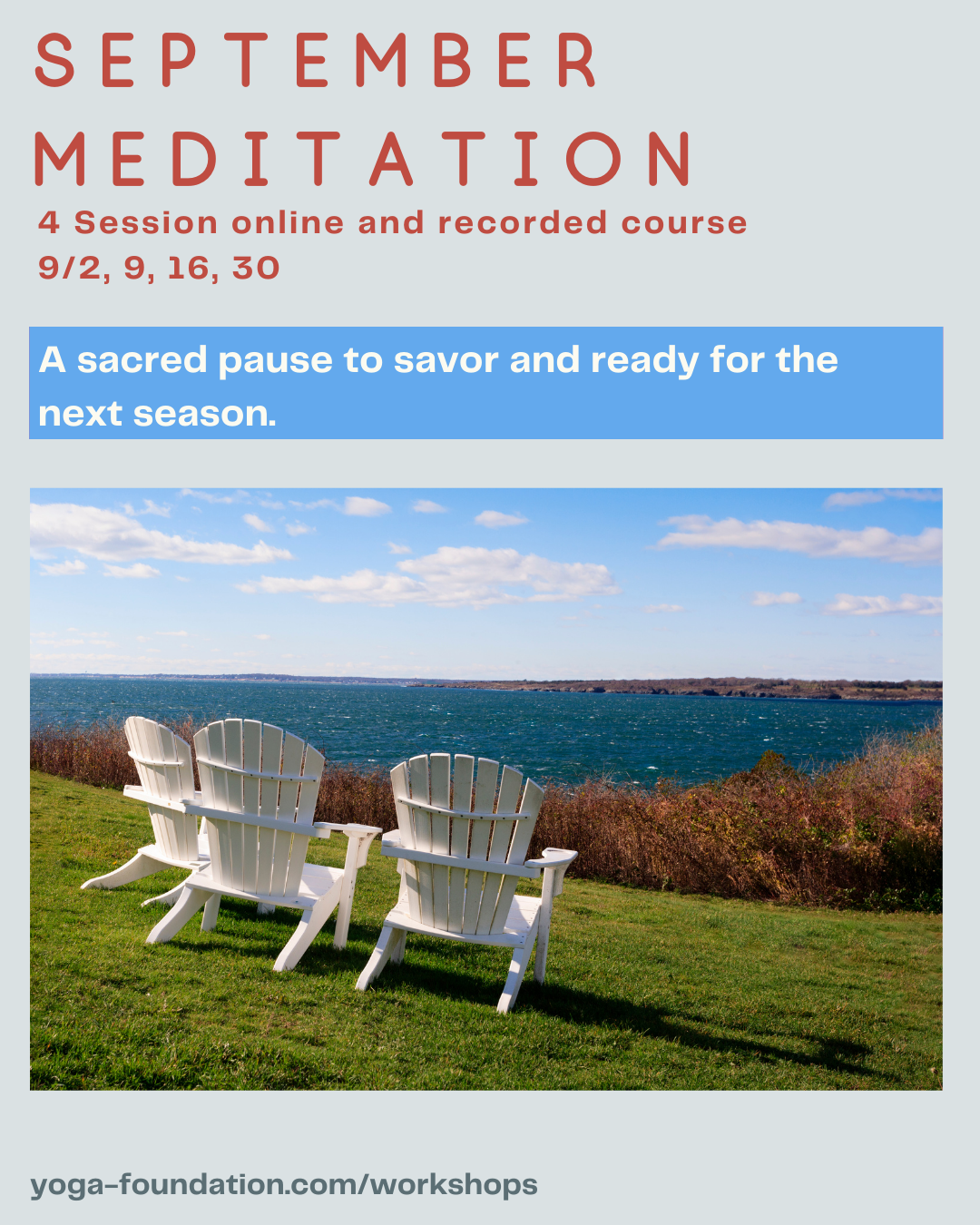 Savor September Meditation