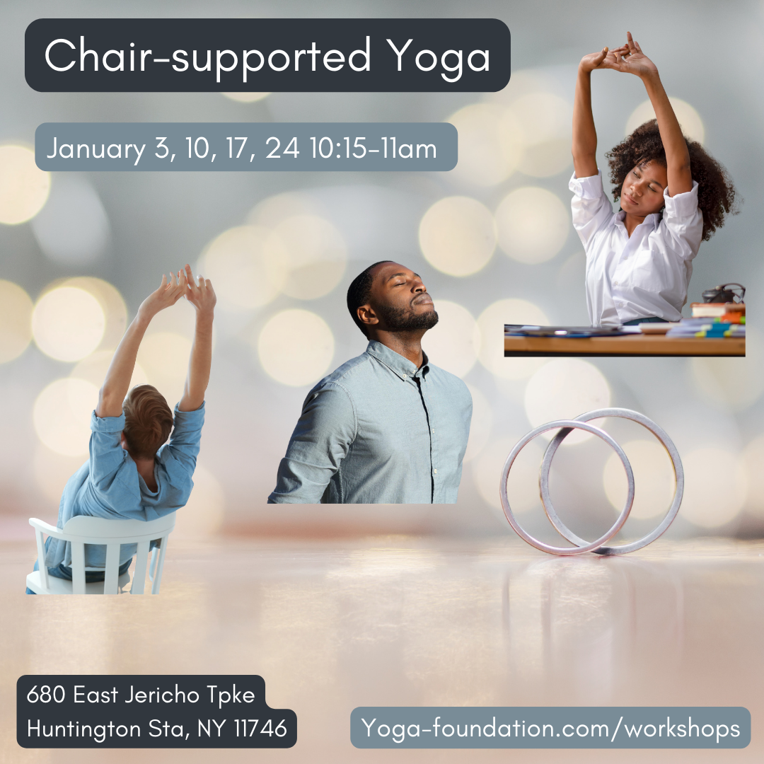 Saturday Chair-Supported Yoga - January in person