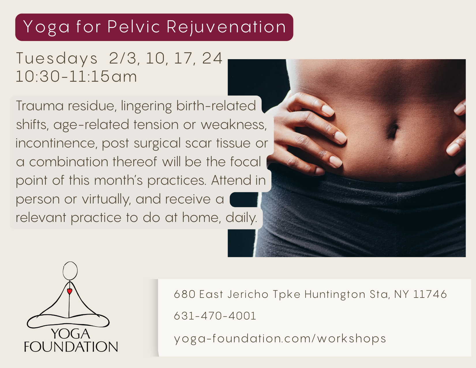 Yoga Therapy Pelvic Function Rejuvenation