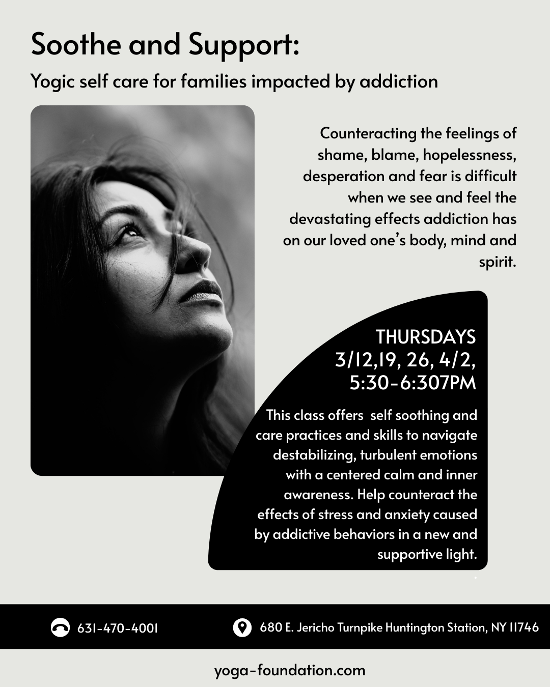 Yogic Self Care for families impacted by addiction