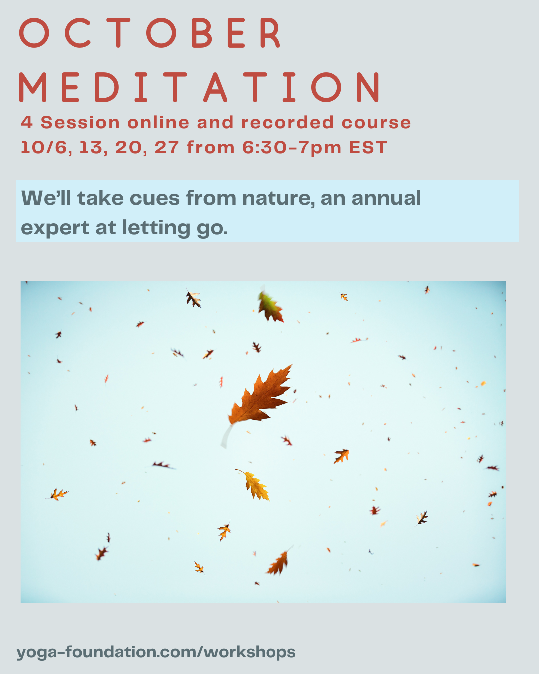 October Meditation