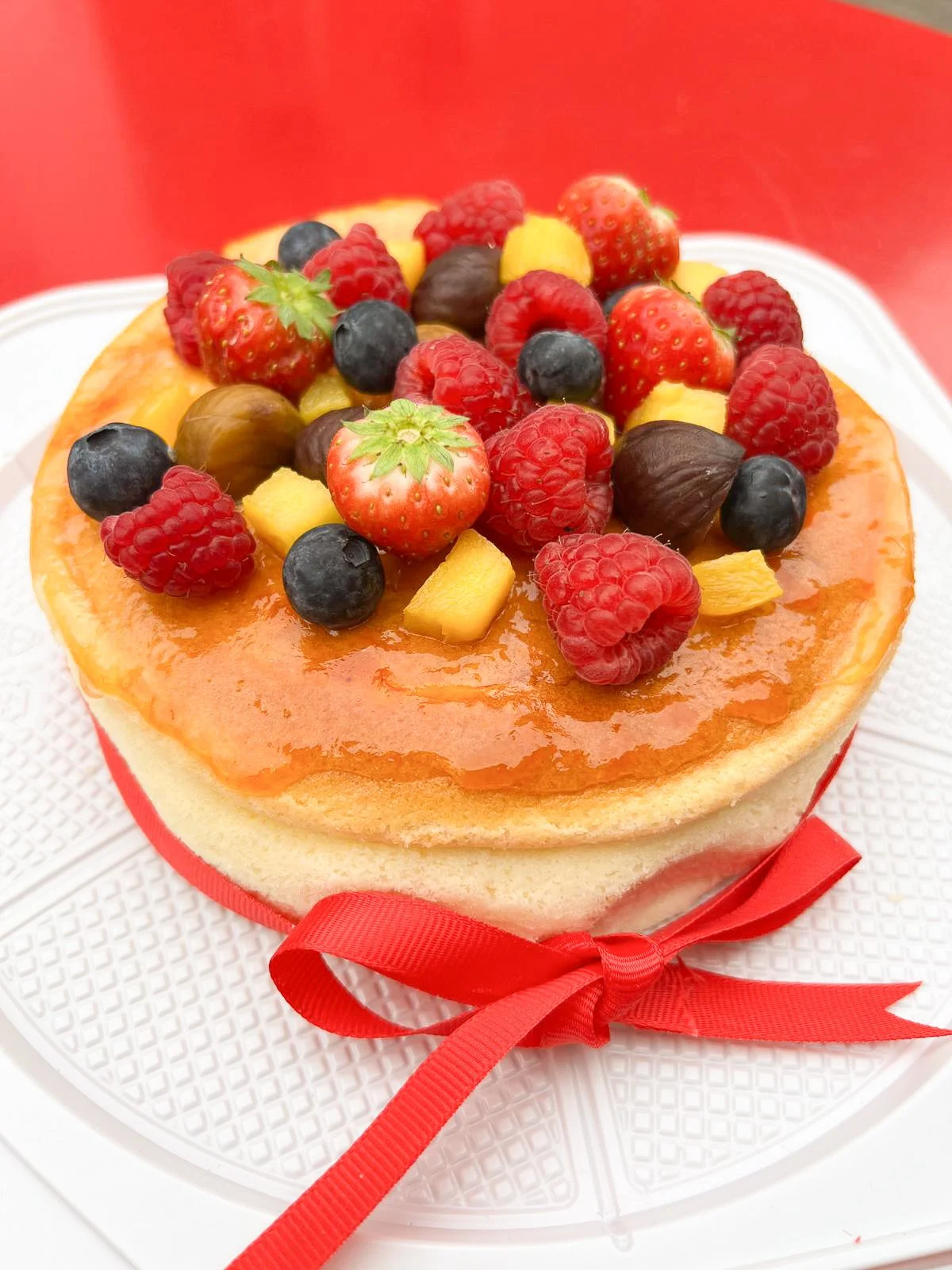 Yuzu Soufflé Cheesecake