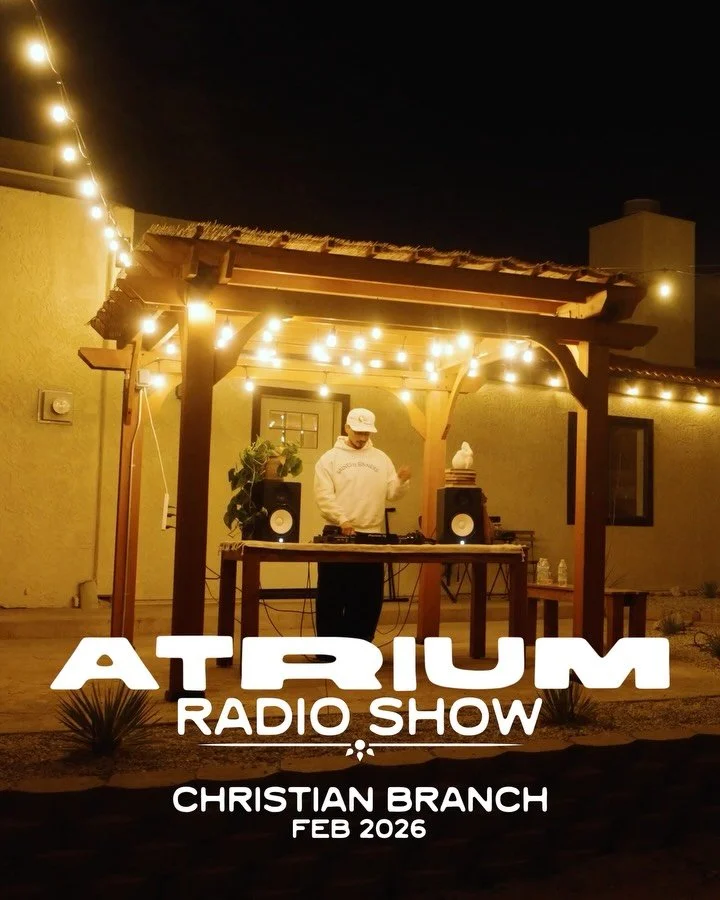 ATRIUM&mdash; RADIO SHOW, VOL. 006 💡

@bychristianbranch makes his return to ATRIUM Radio Show with an hour-long set from Joshua Tree National Park.

&ldquo;These are the moments I really try to slow down and appreciate more than any others. Hopeful