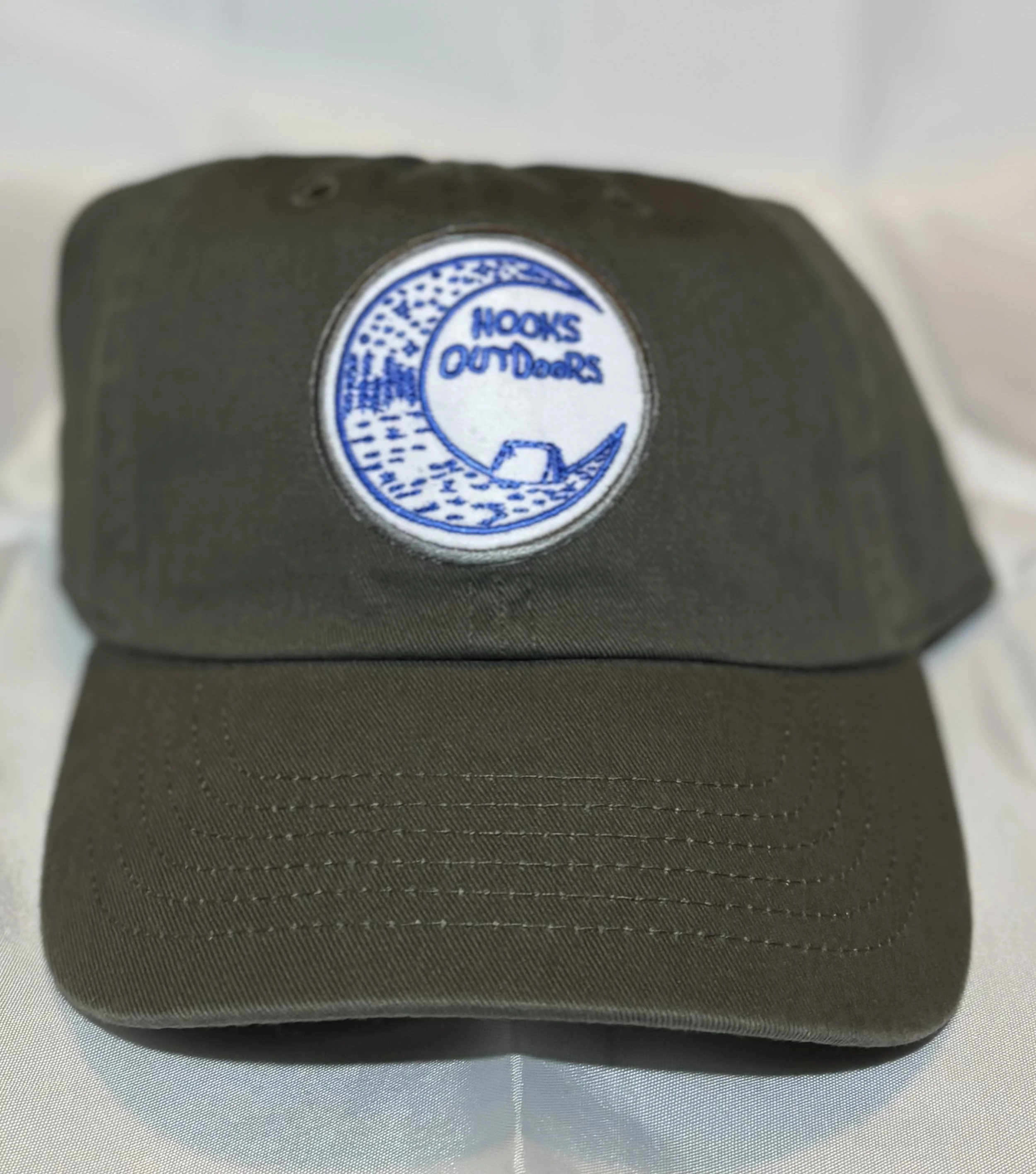 Hooks Outdoors Olive Baseball Cap