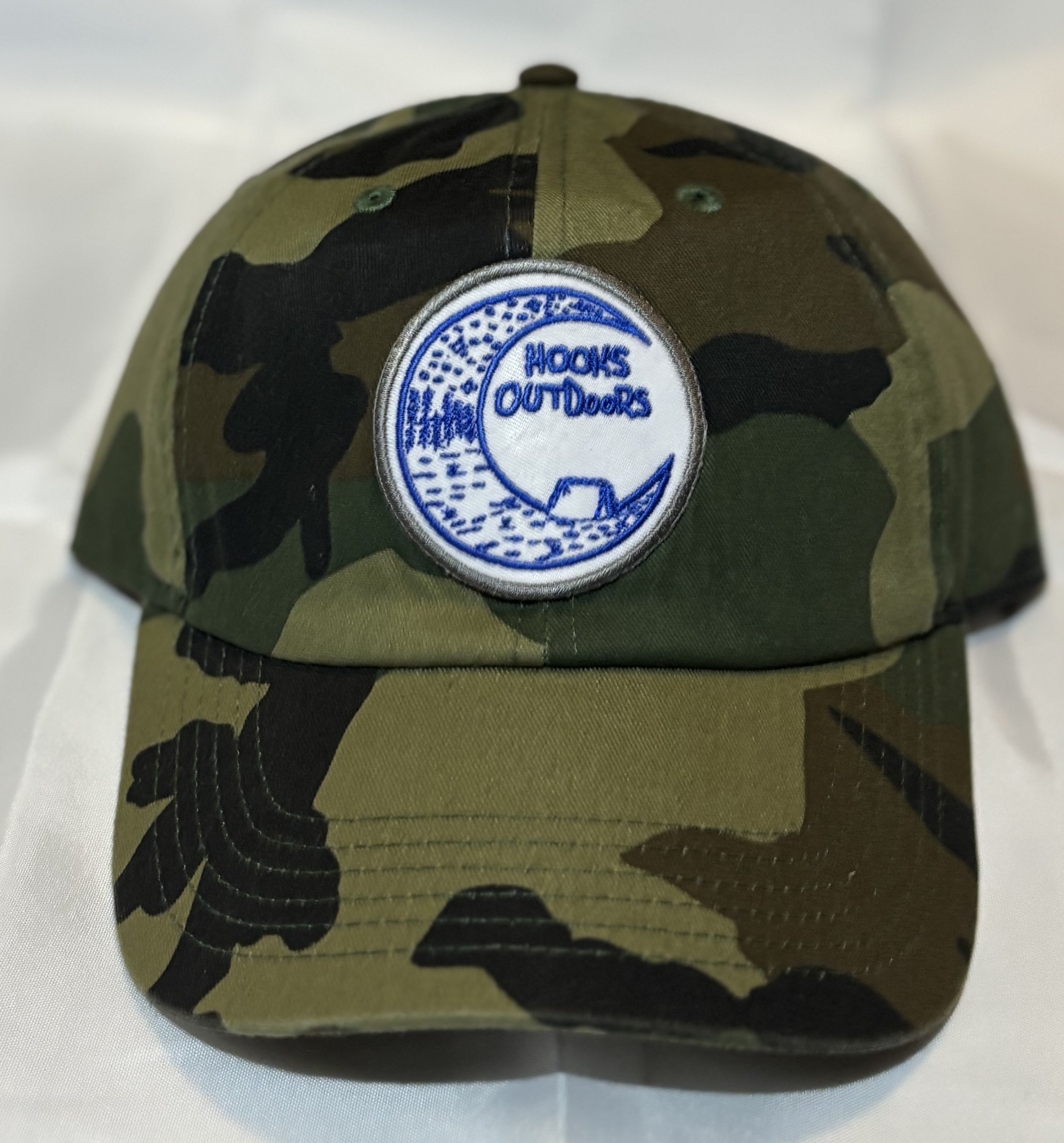 Hooks Outdoors Camo Baseball Cap