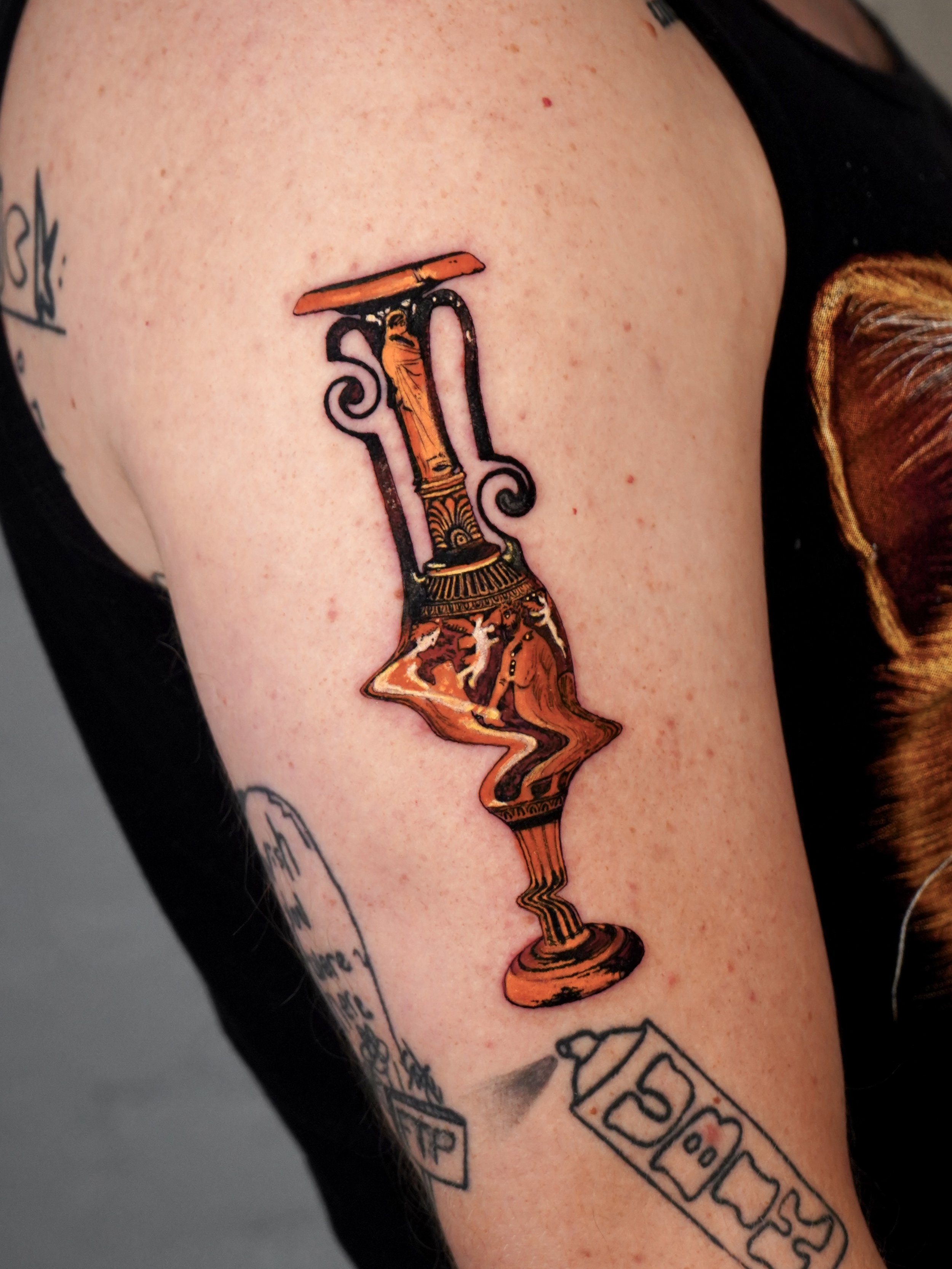 Greek Amphora Tattoo