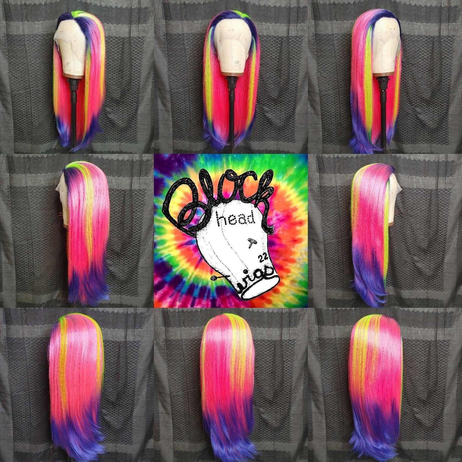 Added neon green streaks