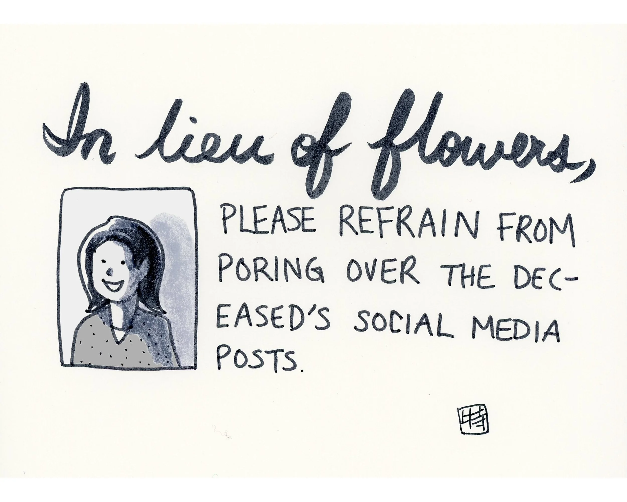 In Lieu of Flowers