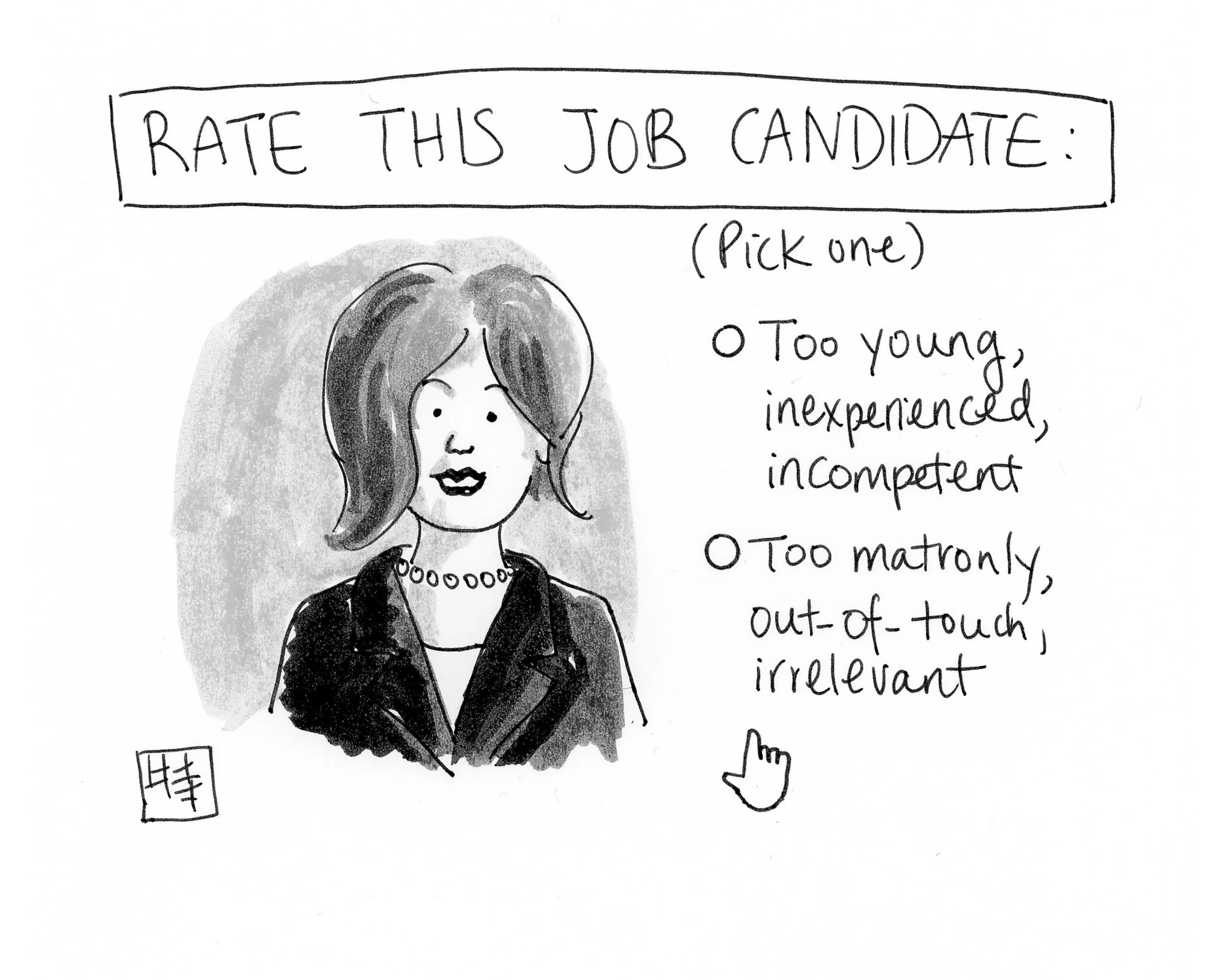 Female Job Candidate