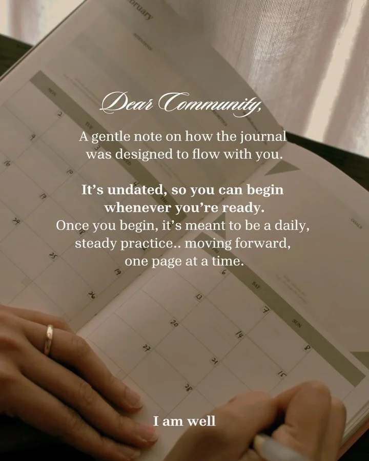 Designed to flow with you&nbsp;&ndash;&nbsp;not by dates or months, but by rhythm and presence. Begin when you&rsquo;re ready. Use it daily, steadily. And if you pause along the way, simply continue from where you are.

There&rsquo;s no catching up h