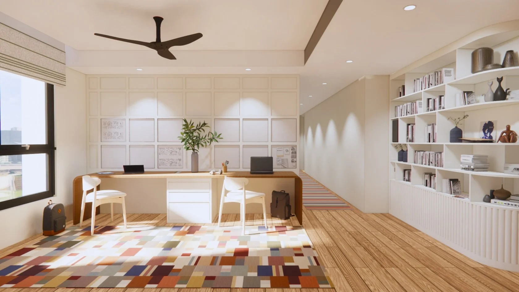 AT6 refurbishment proposal - Study room 