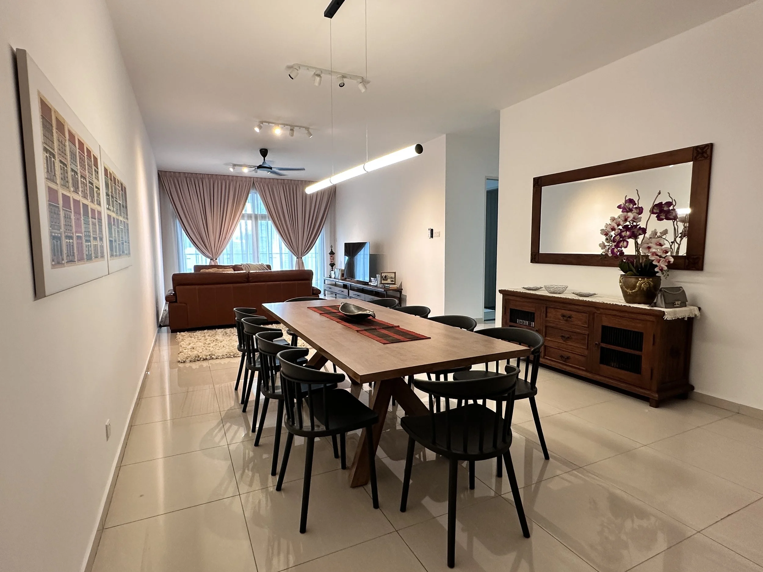 Legasi Kg Bharu - Living & Dining area