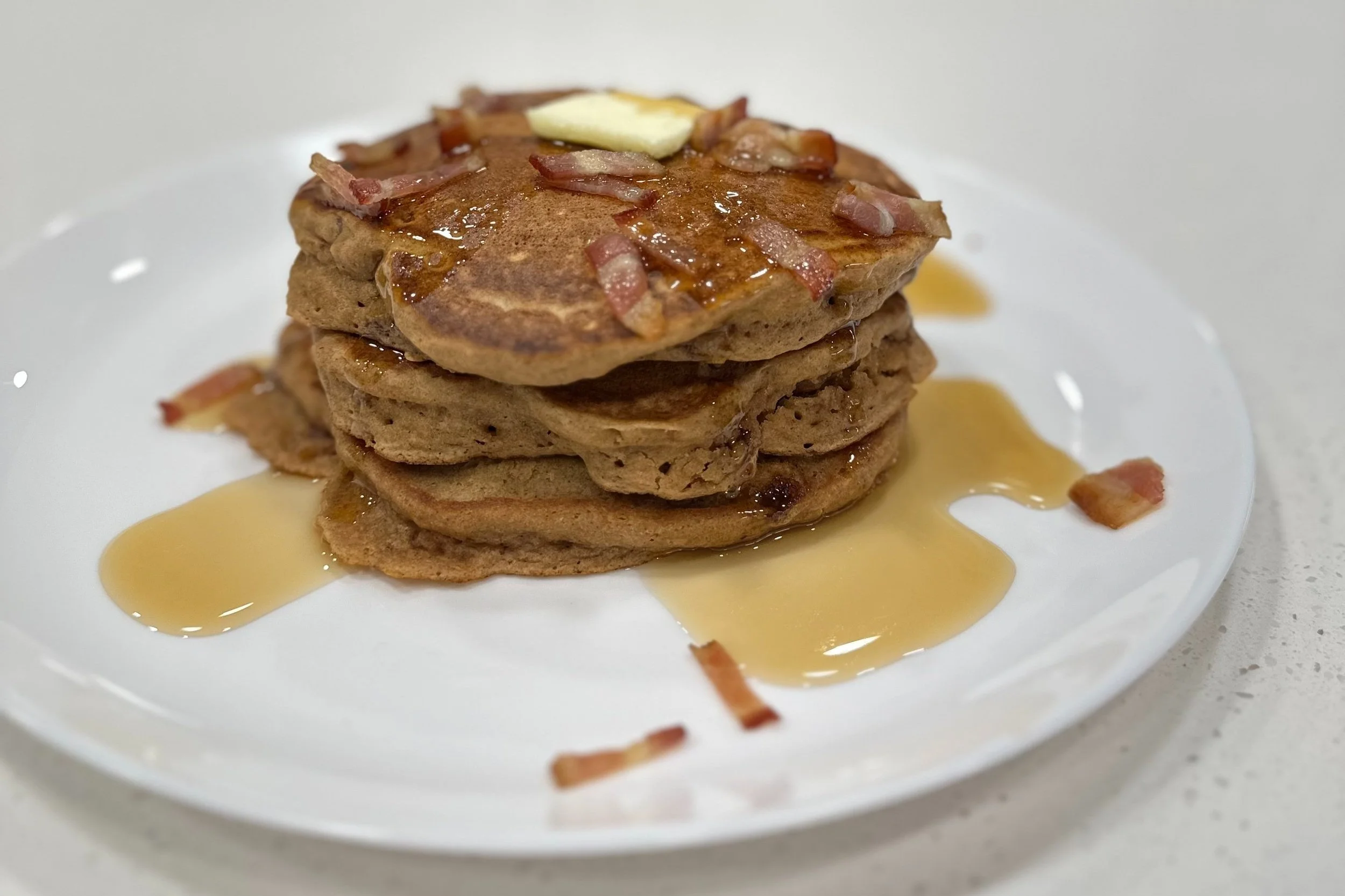 Savory Cinnamon Bacon Pancakes — Cook With E