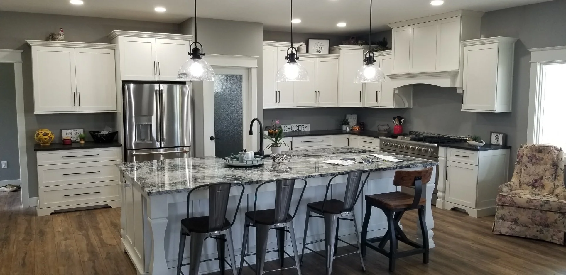 Contemporary Traditional Kitchen Remodel by Eichers Woodworking Shop LLC project photo 2