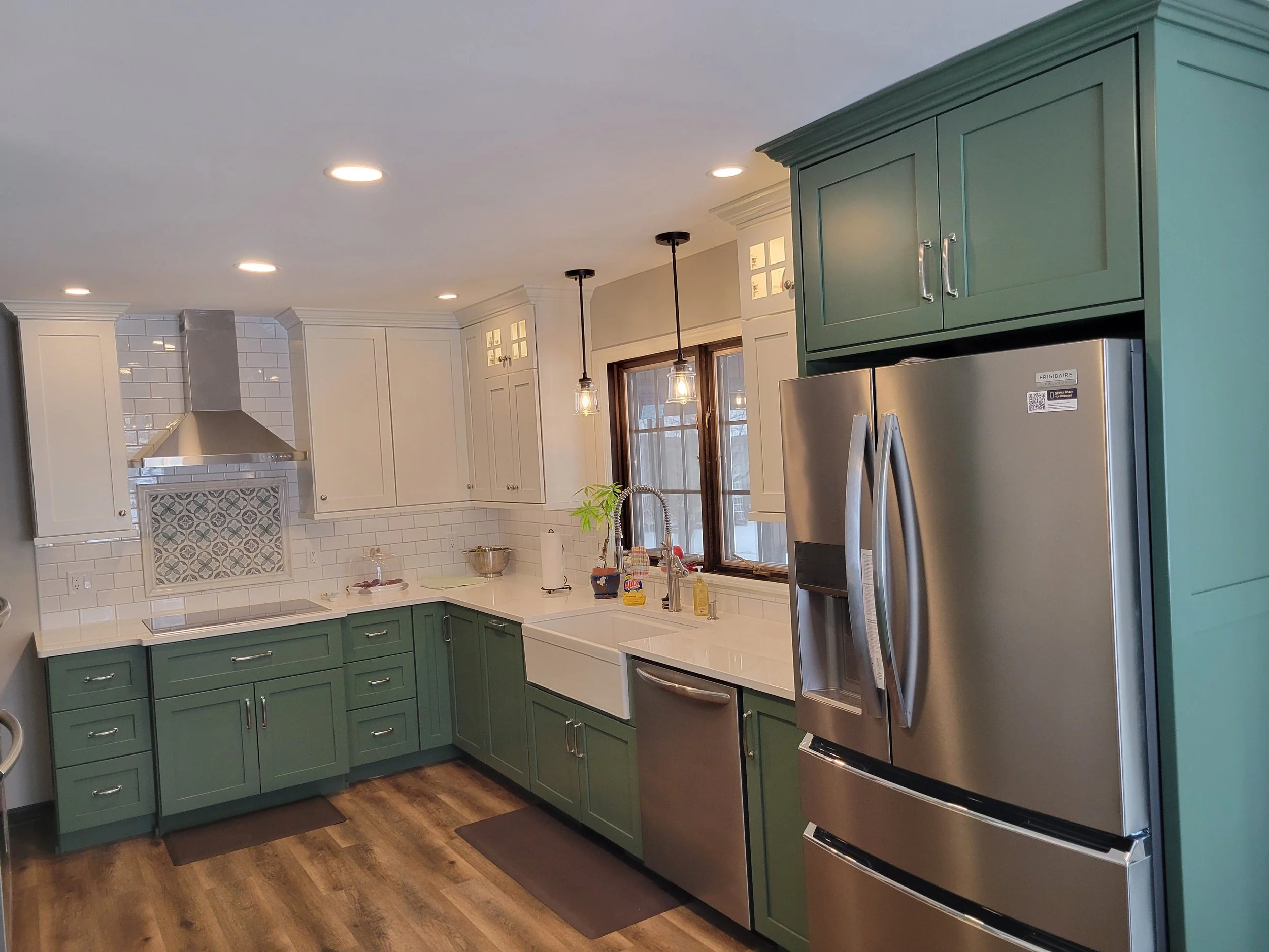 Transitional Kitchen Remodel by Eichers Woodworking Shop LLC project photo