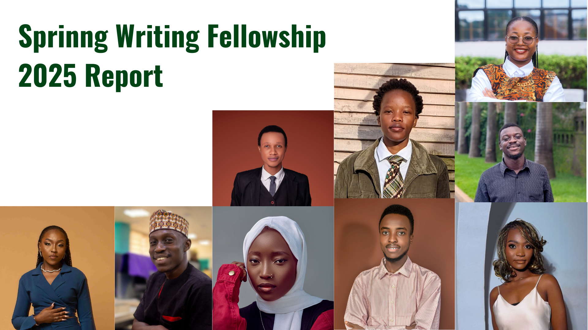 Sprinng Writing Fellowship 2025 Report
