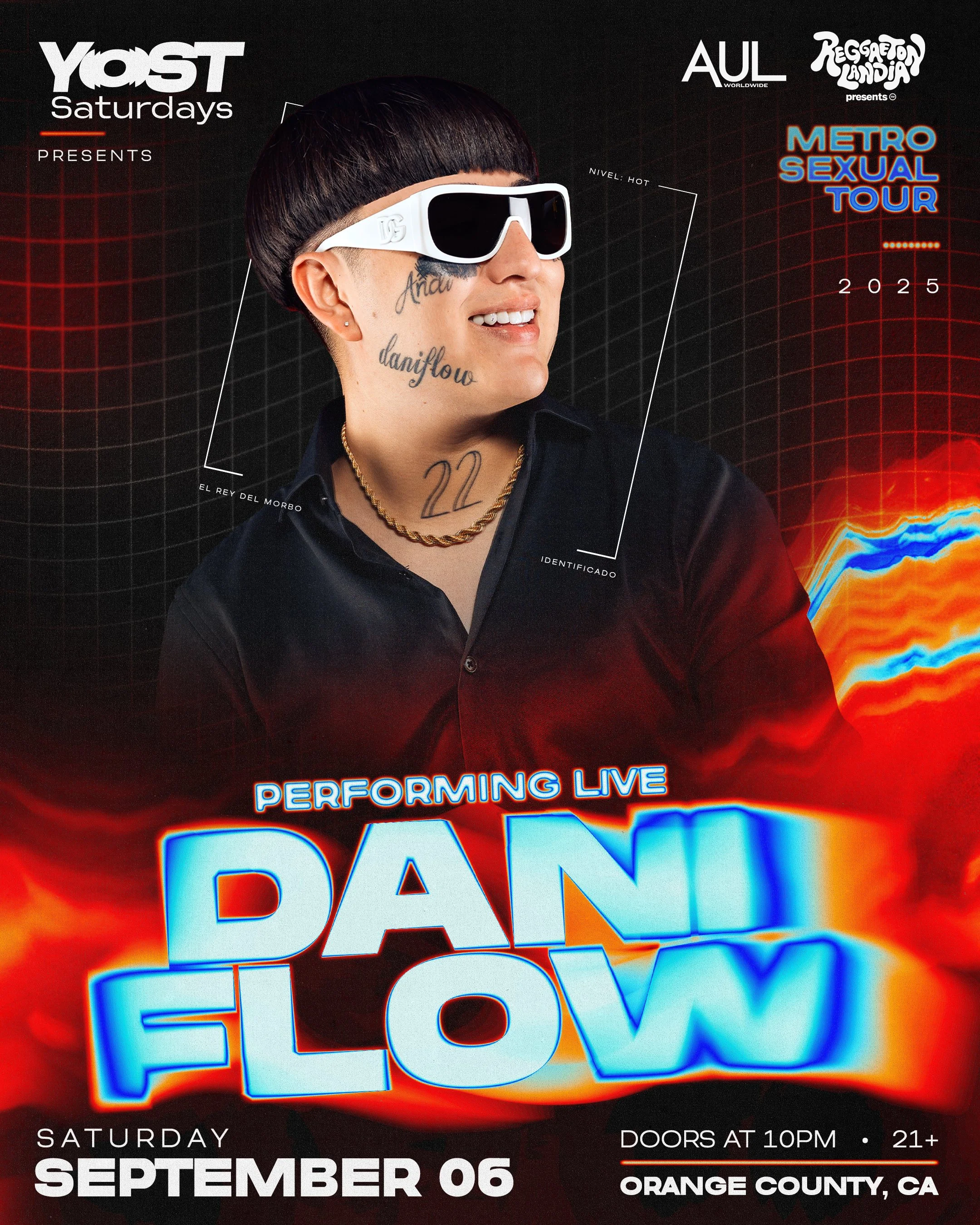 SPECIAL EVENT-Dani Flow @ The Yost Theater with Reggaetonlandia (21+)
