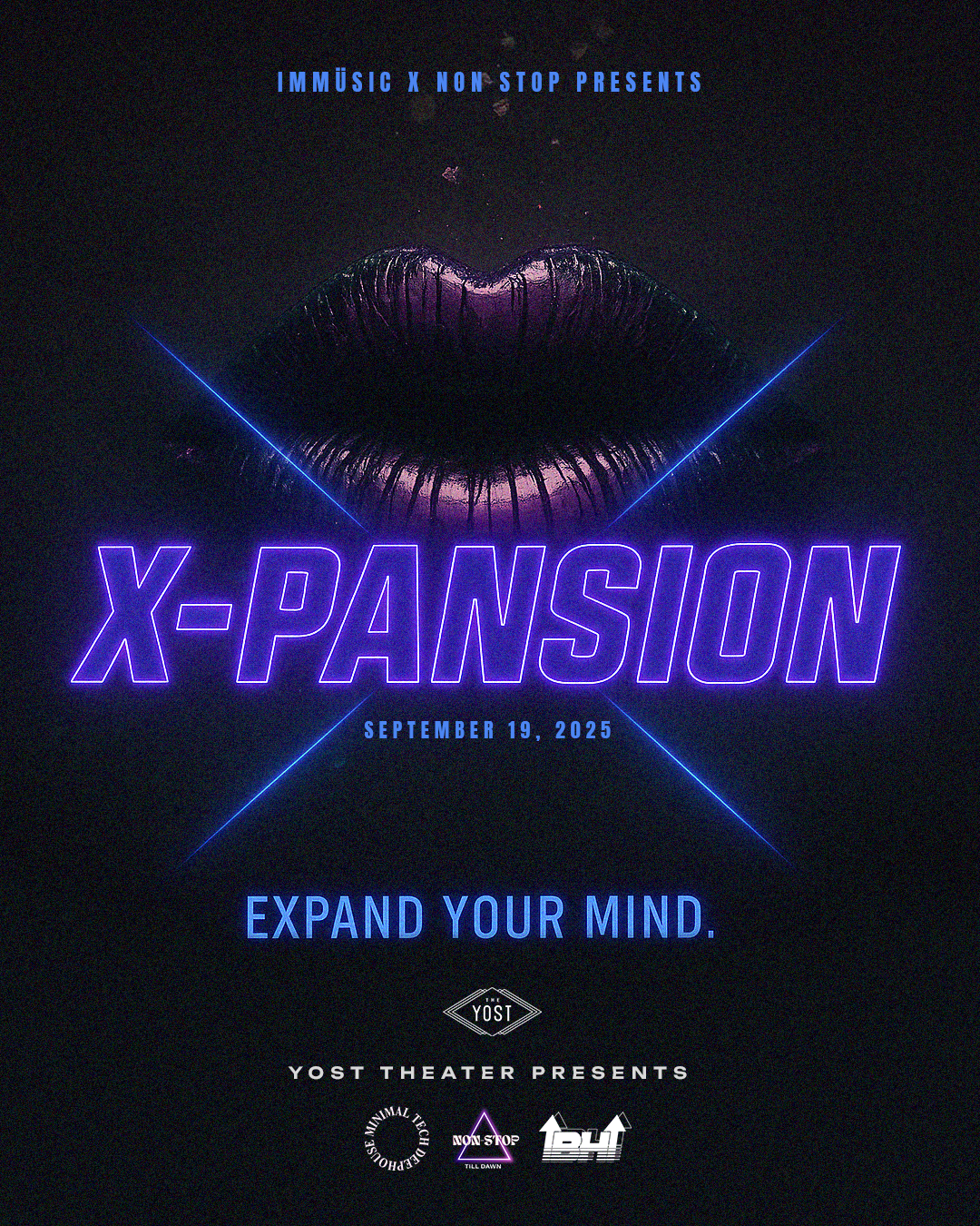 Back to eventsIMMUSIC X NON STOP PRESENTS - X-PANSION EXPAND YOUR MIND TO HOUSE MUSIC