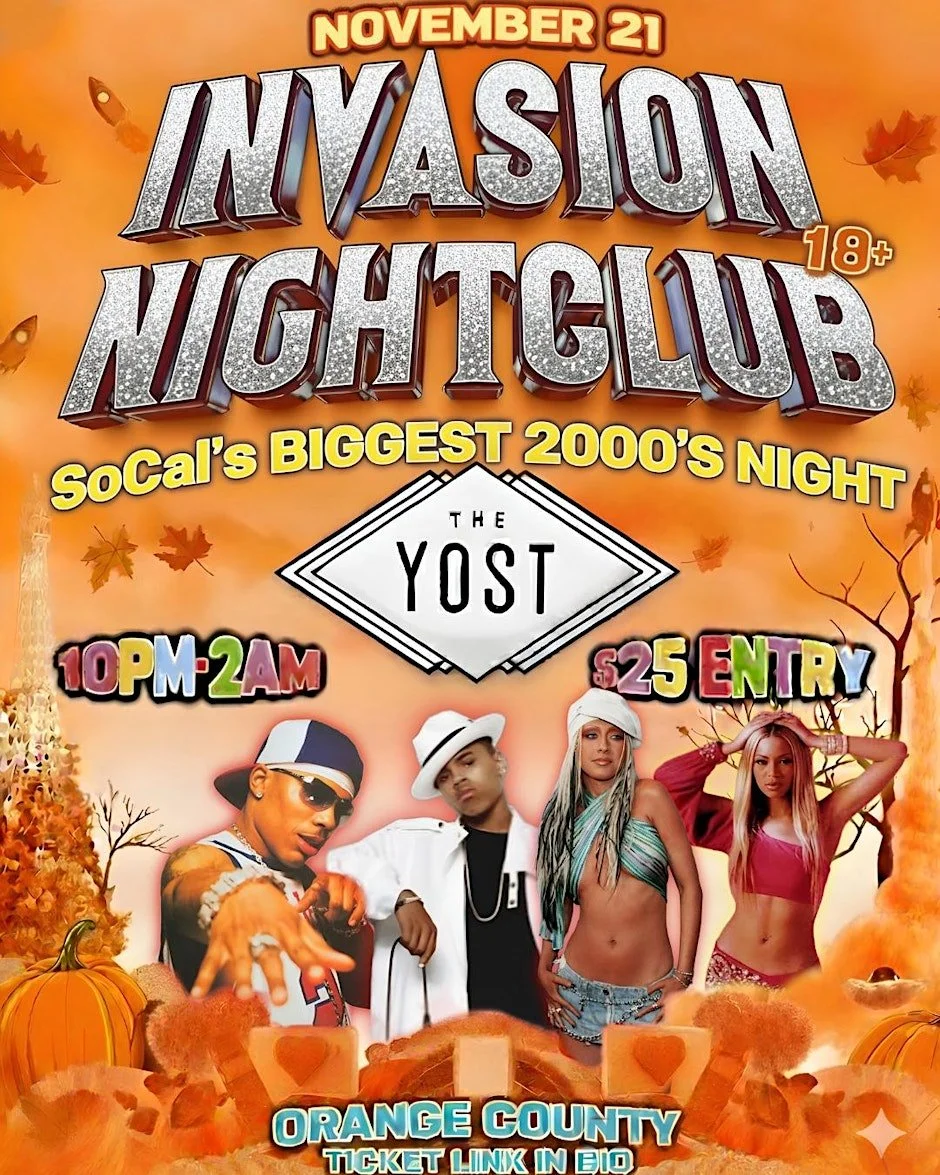 Invasion “2000'S NIGHT” At The Yost