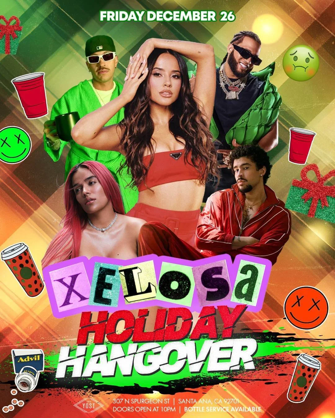  XELOSA HOLIDAY HANGOVER PARTY