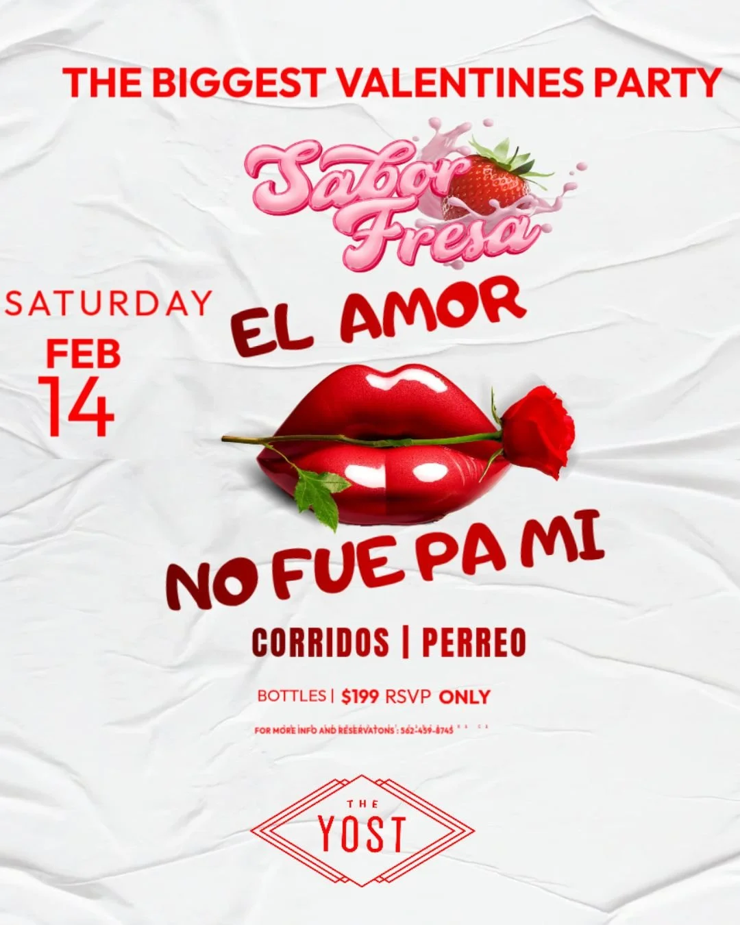 SABOR FRESA: VALENTINES DAY- Banda Y Perreo "EL AMOR NO FUE PA MI"