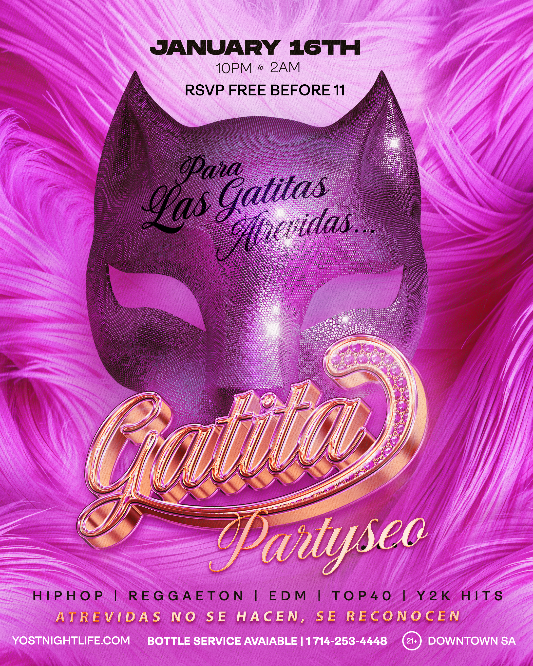 GATITA PERREO REGGAETON &amp; HIP HOP PARTY 21+