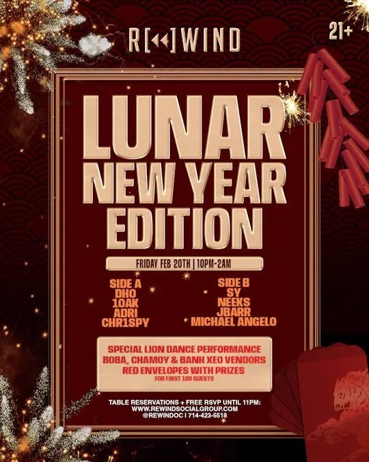 REWIND FRIDAYS · | Yost Theater LUNAR NEW YEAR EDITION!