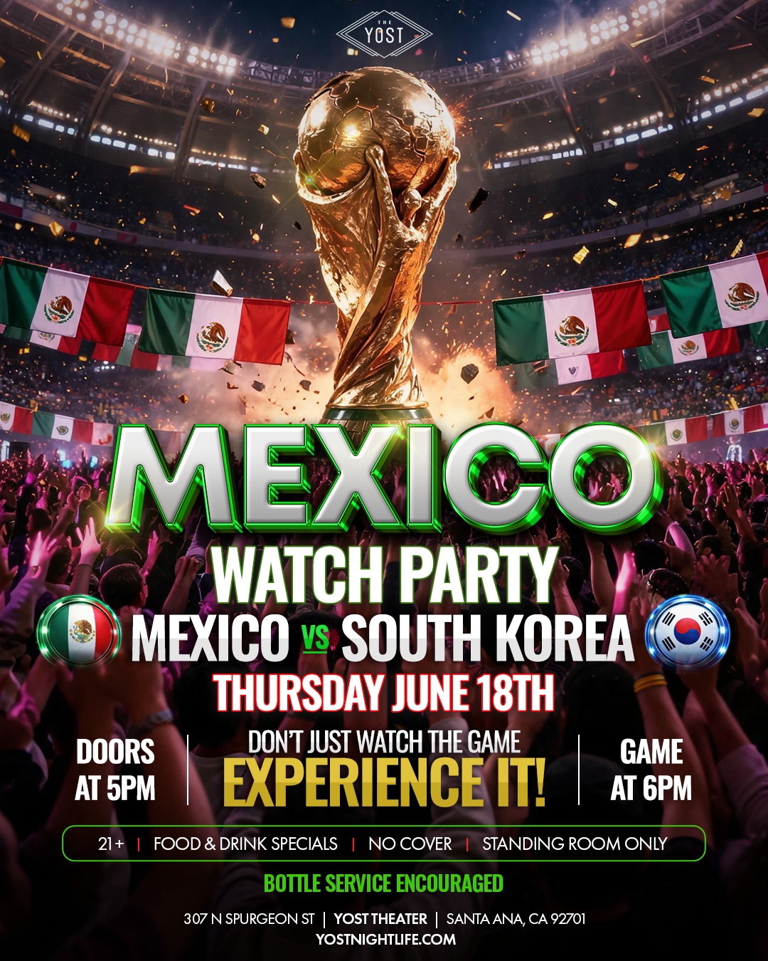 Mexico vs South Korea Watch Party
