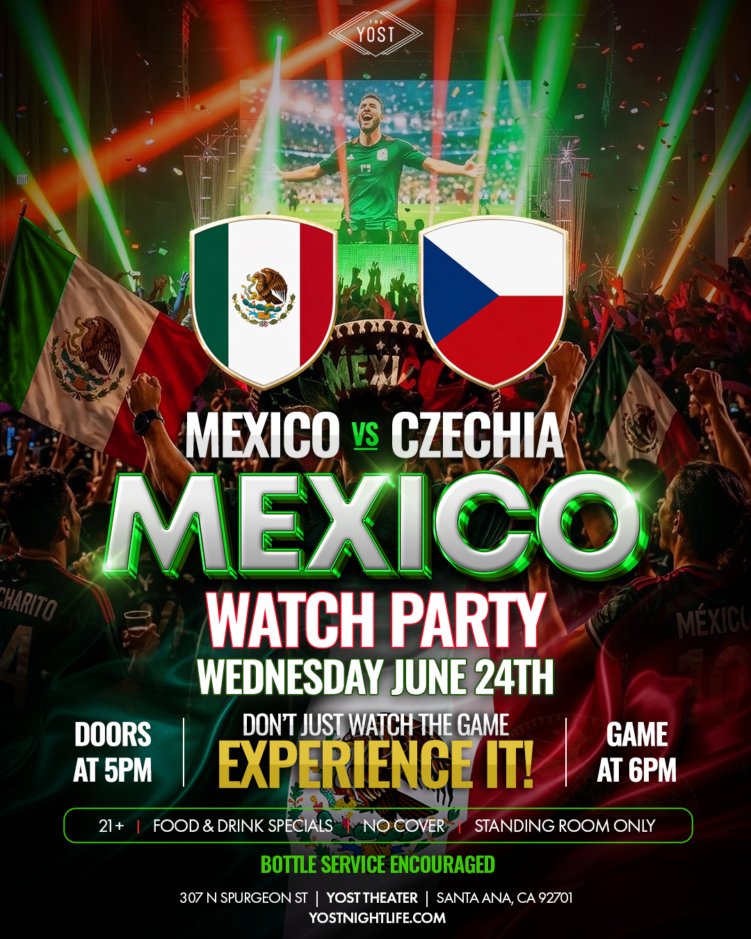 Mexico vs Czechia Watch Party