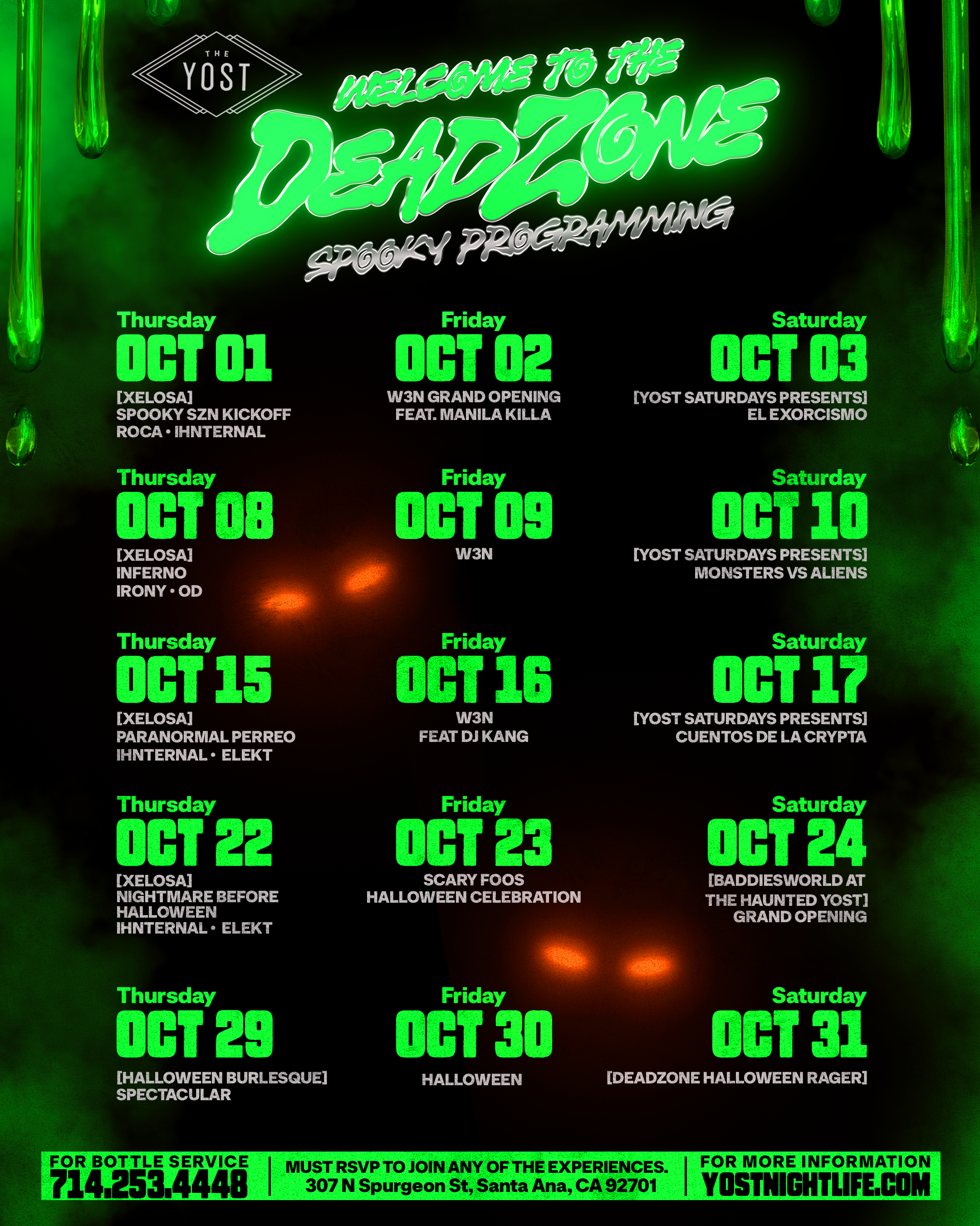 DEADZONE: Halloween Season Kickoff