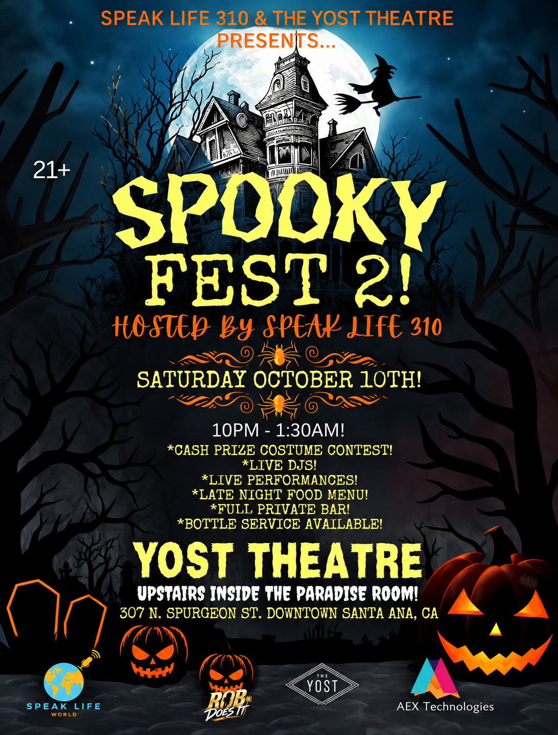 Spooky Fest 2! Costume Party! Inside Paradise Room