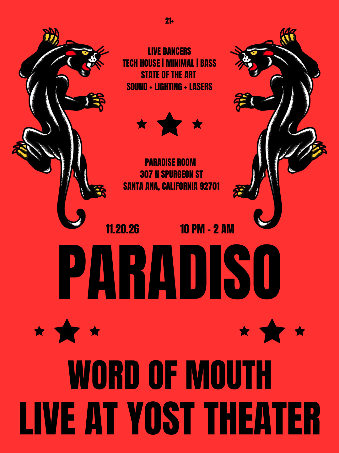 PARADISO(HOUSE EVENT)