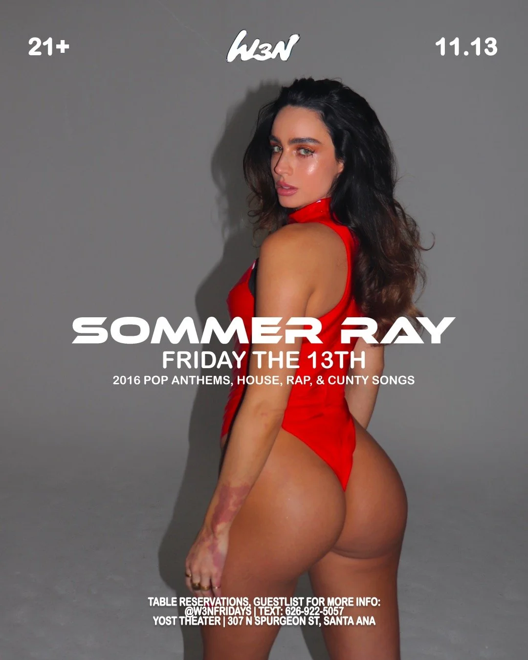 W3N Fridays Presents: SOMMER RAY 