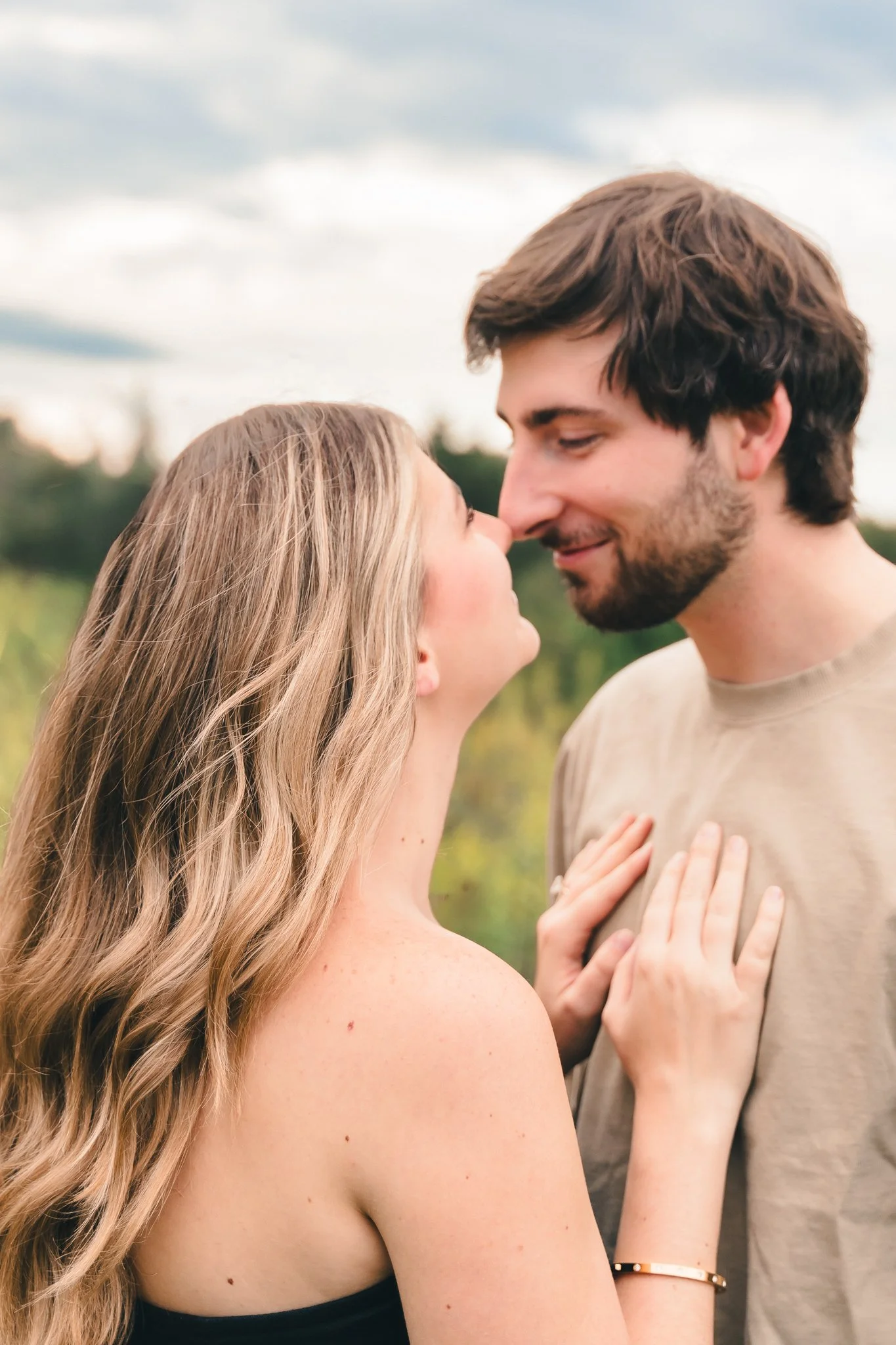 Wisconsin Milwaukee Engagement and Wedding Photography | Fine art engagement session with a blend of editorial and documentary style photography | Book with Madelaina Photography LLC for high quality and artistic imagery