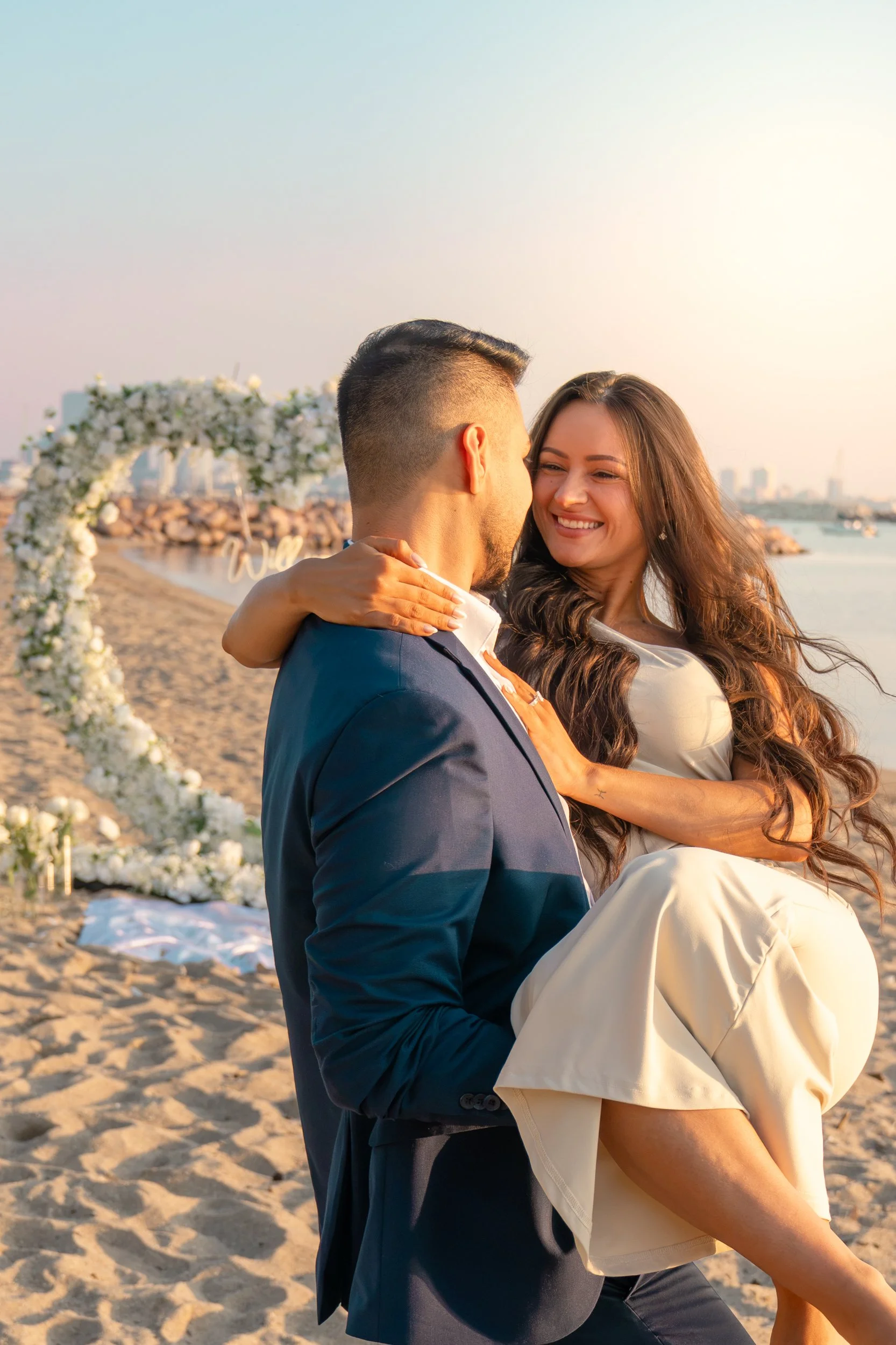 Surprise proposal photoshoot milwaukee wisconsin, south shore park proposal