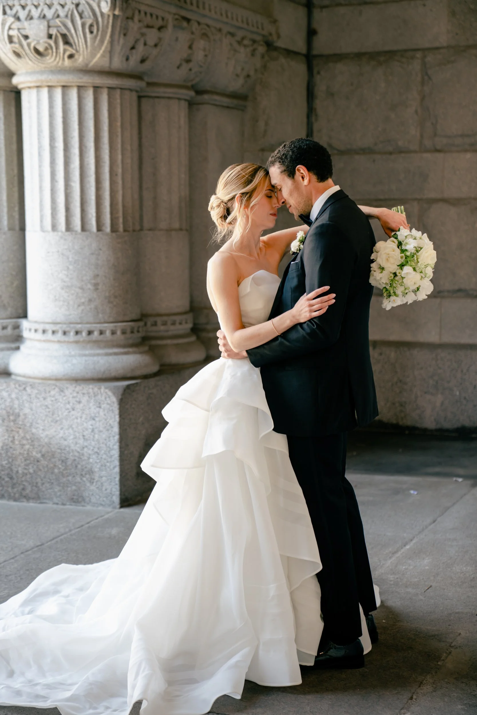 The federal building in Milwaukee, Wisconsin. Best luxury wedding photography and videography. Destination high end wedding portraiture.