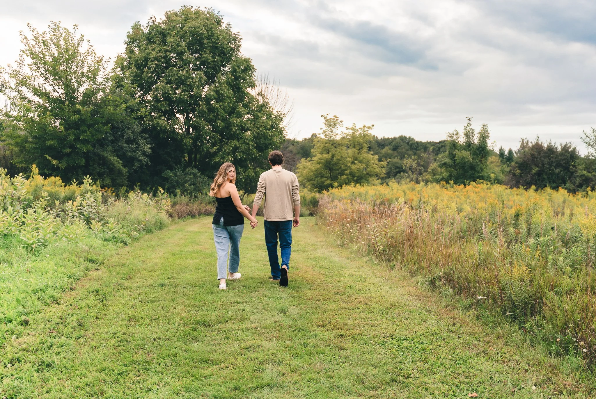Wisconsin Milwaukee Engagement and Wedding Photography | Fine art engagement session with a blend of editorial and documentary style photography | Book with Madelaina Photography LLC for high quality and artistic imagery