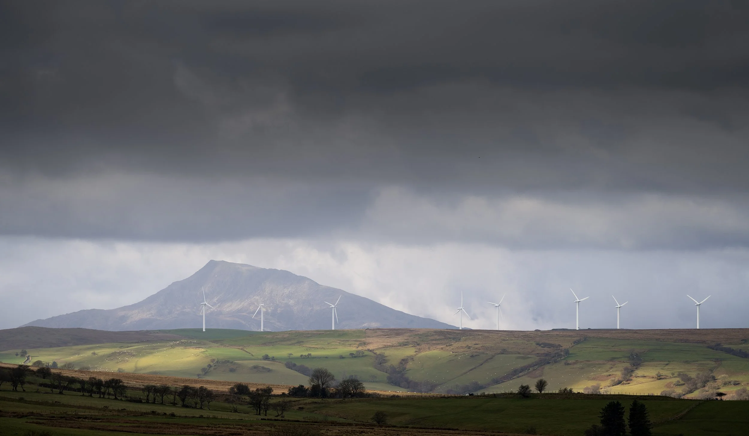 Windmills above the Conwy Valley