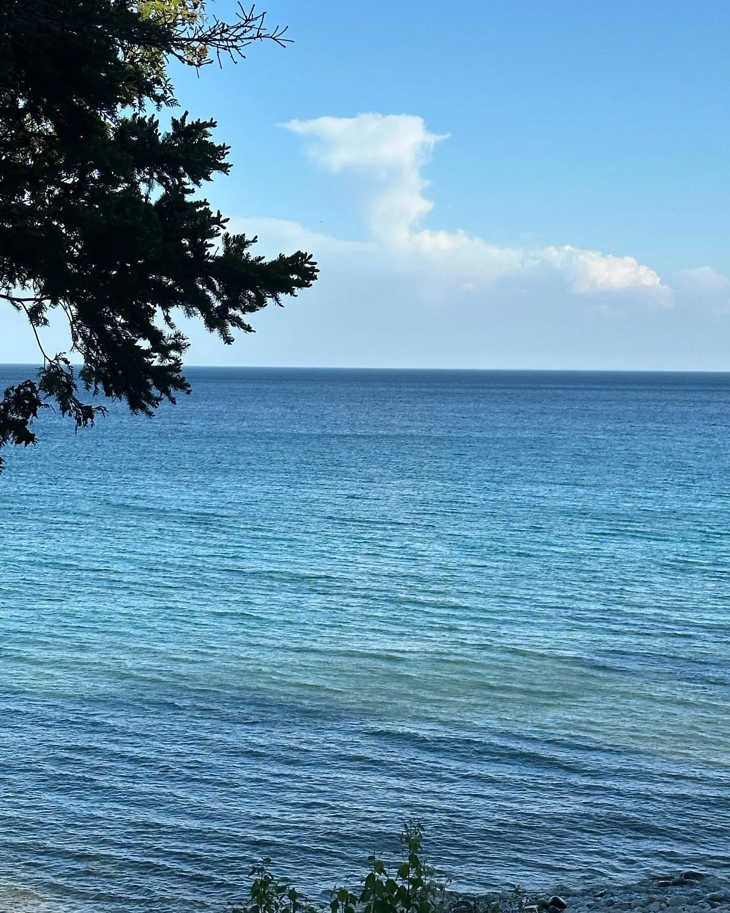 Bruce Peninsula, where even the clouds are shaped like flowerpots. Way to stay on brand! #dyersbayontario #dolomitedrift