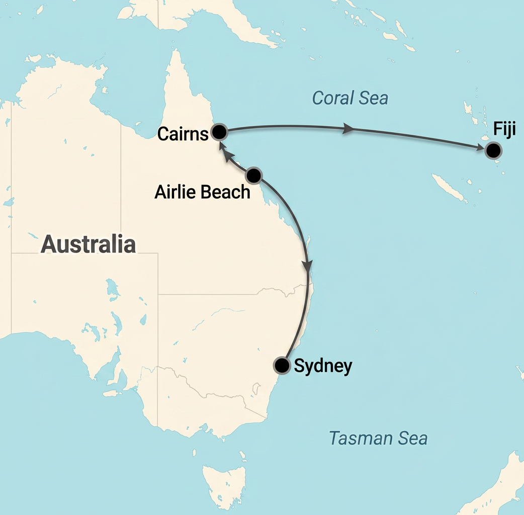 Sydney to Fiji Tour