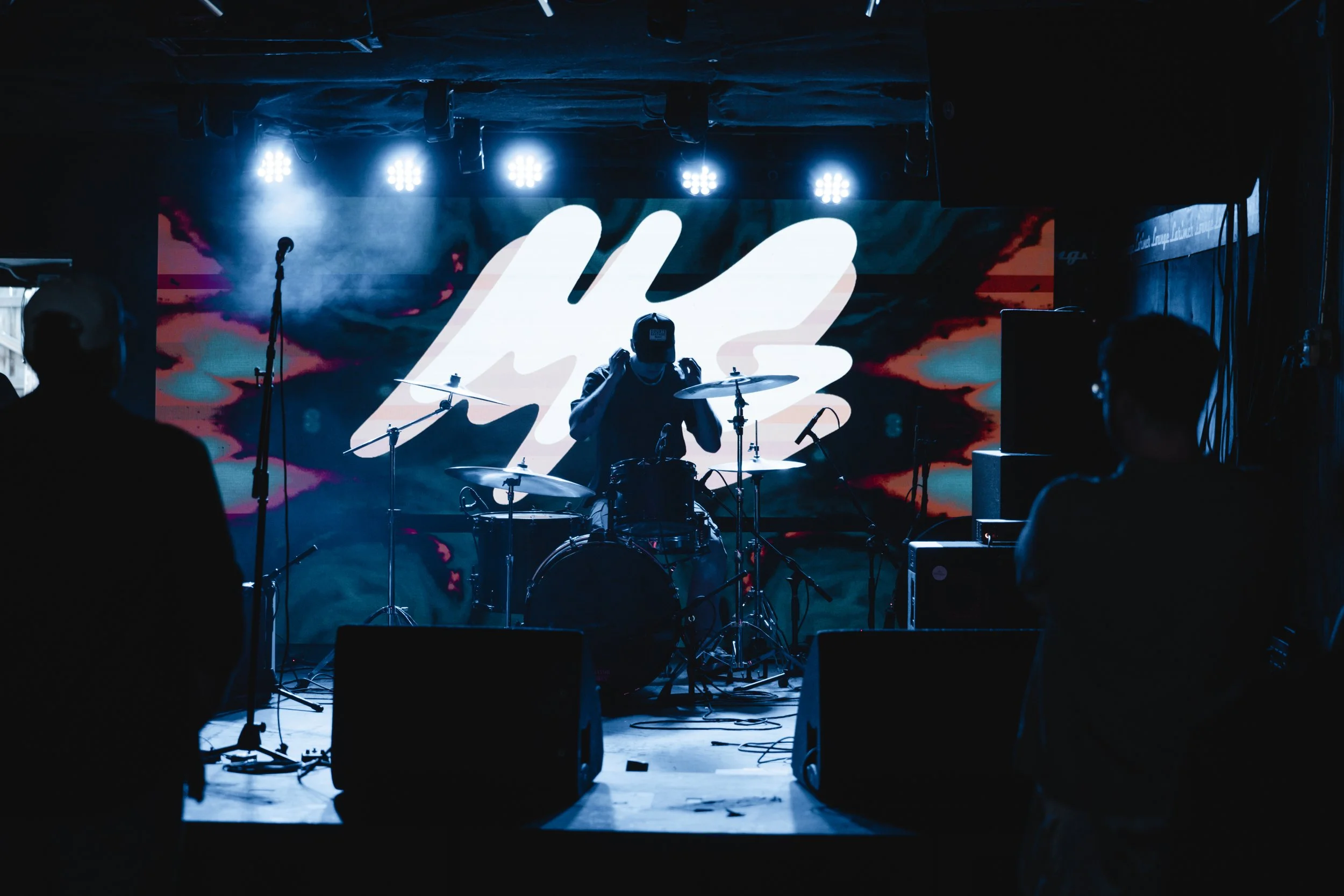 Headlining over at Larimer Lounge, seeing my lil blob logo on screen for the first time - 6/22/25