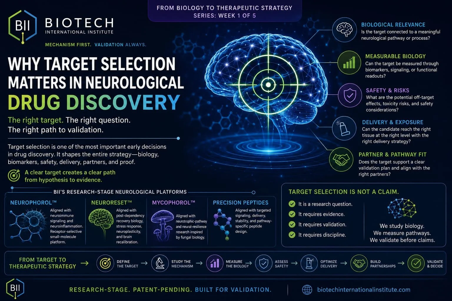 Why Target Selection Matters in Neurological Drug Discovery