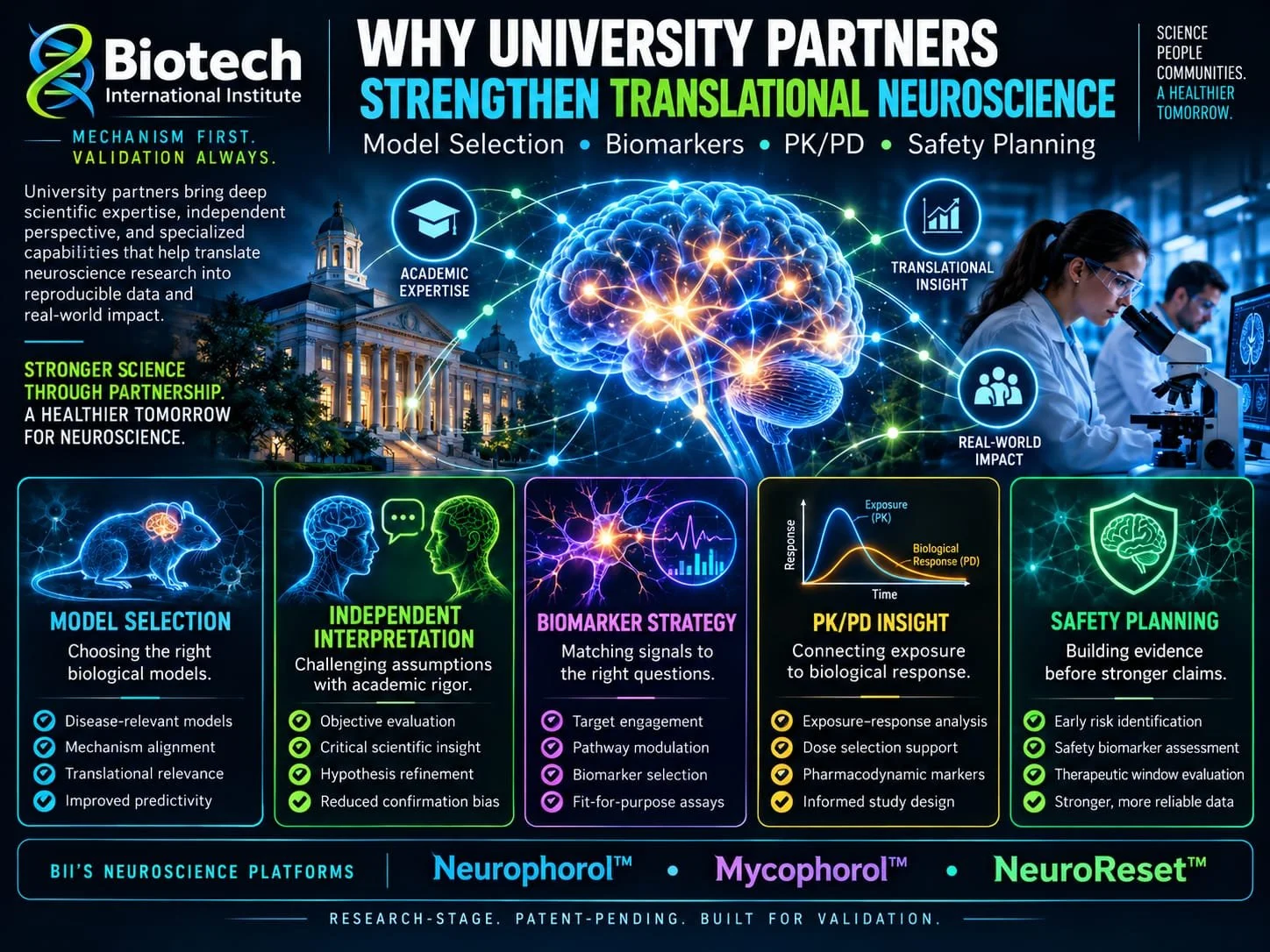 Why University Partners Strengthen Translational Neuroscience