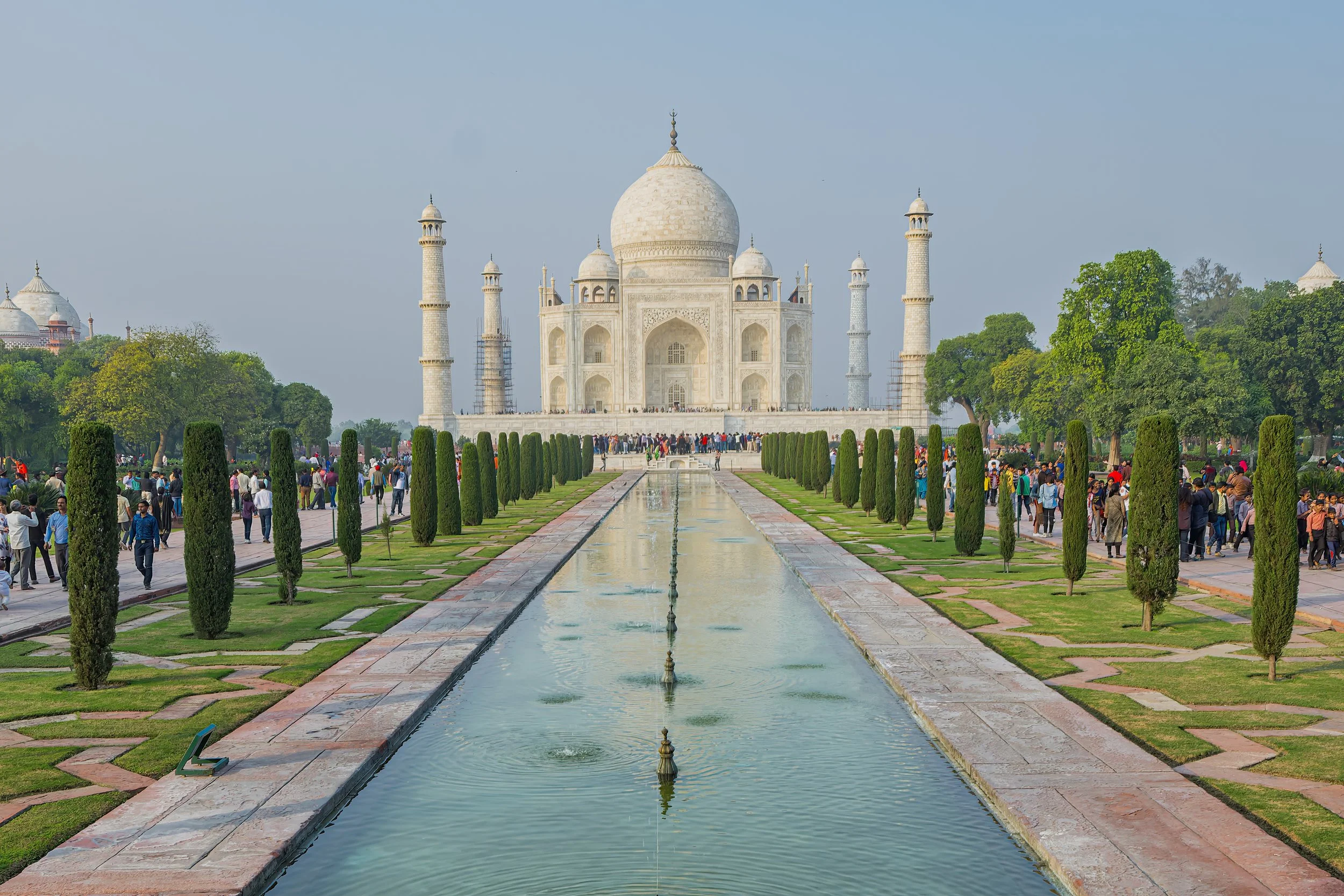 Morning at Taj Mahal